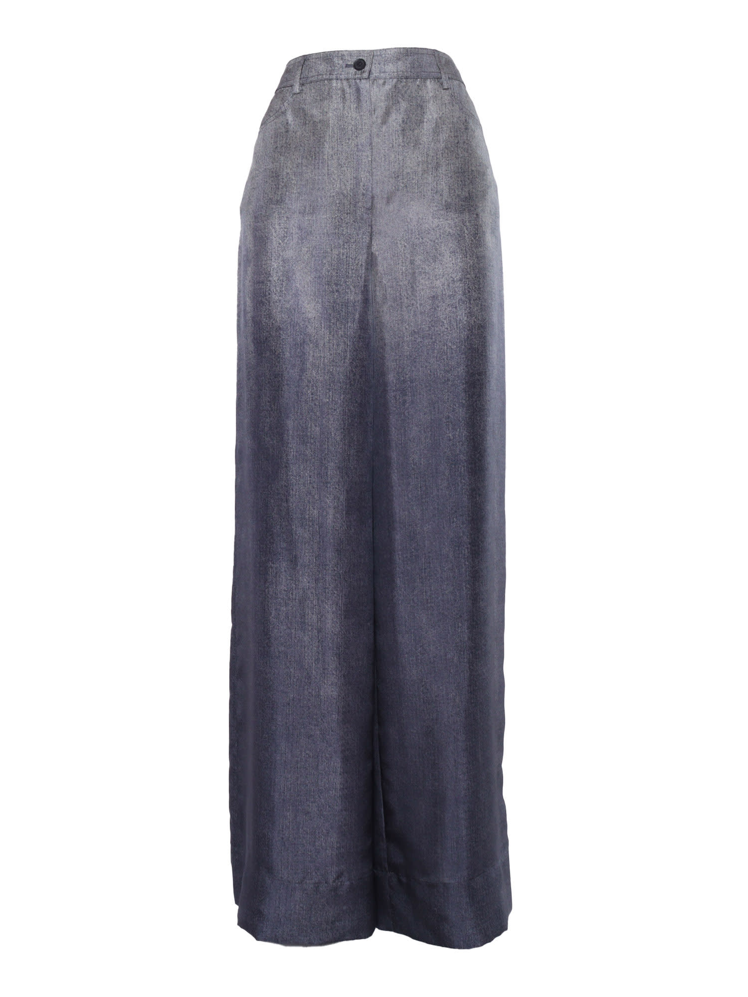 Grey Silk Pants