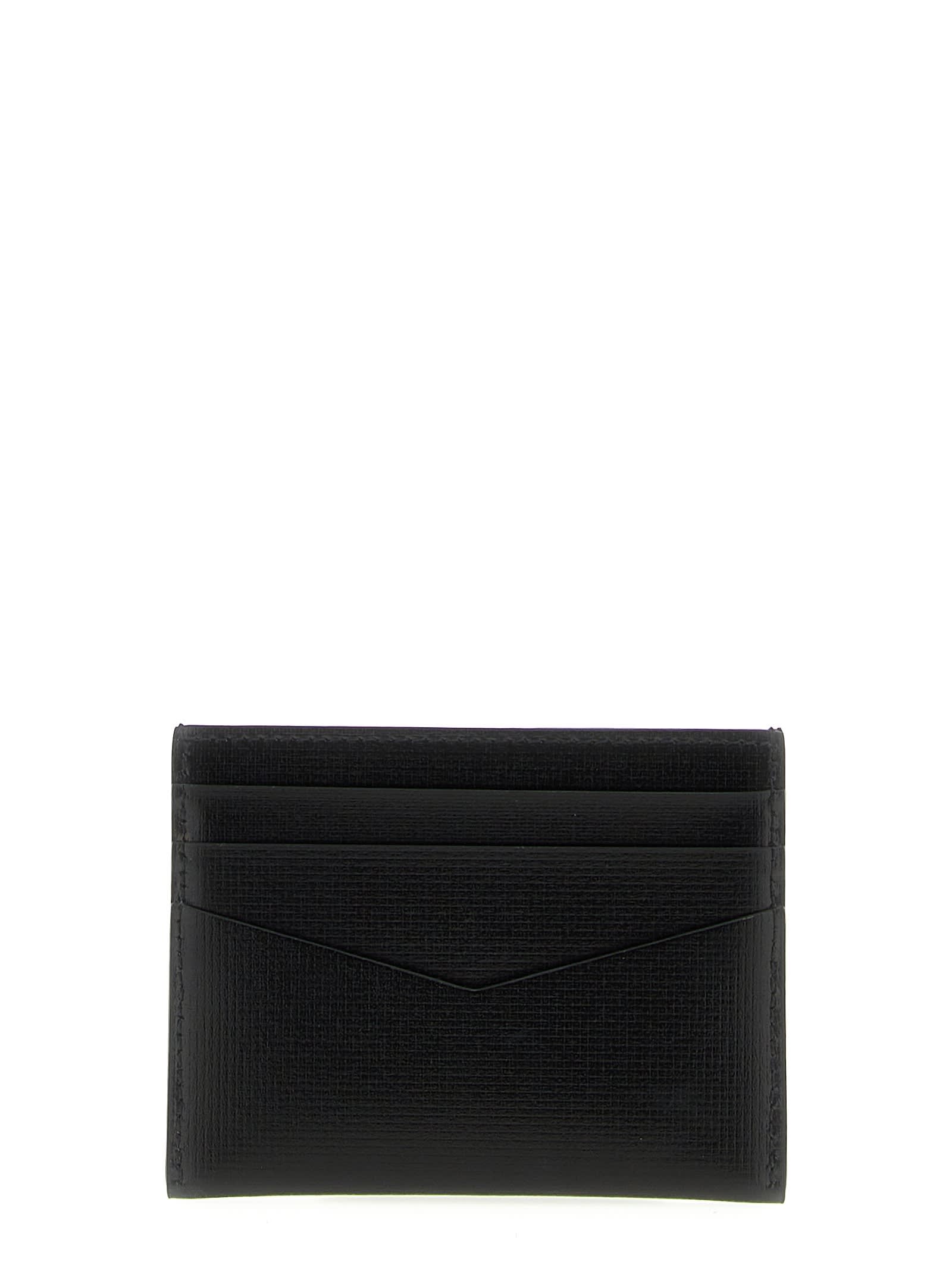 Shop Givenchy Logo Card Holder In Black