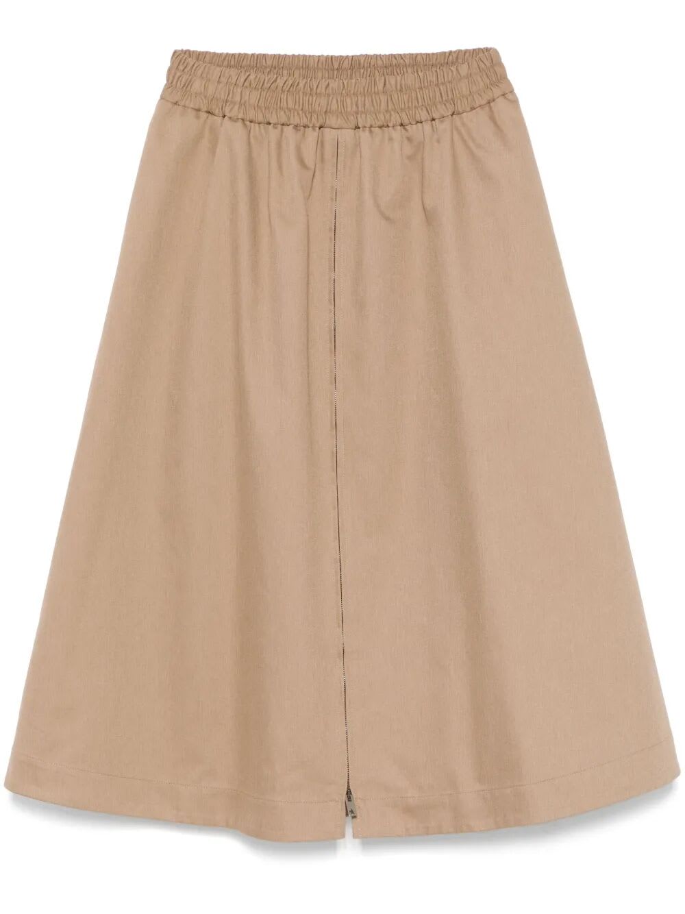 Golden Goose Journey W`s Circle Skirt Morena Blend Cotton Gabardine