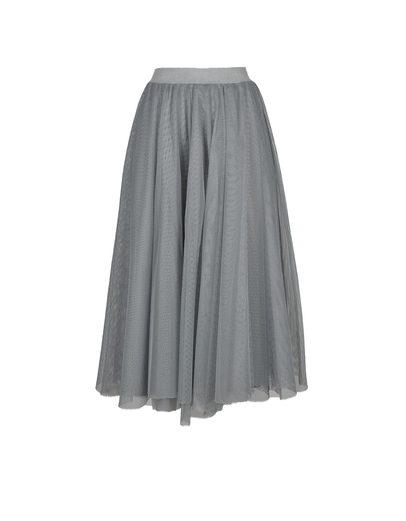 Fabiana Filippi Womens Gray Skirt