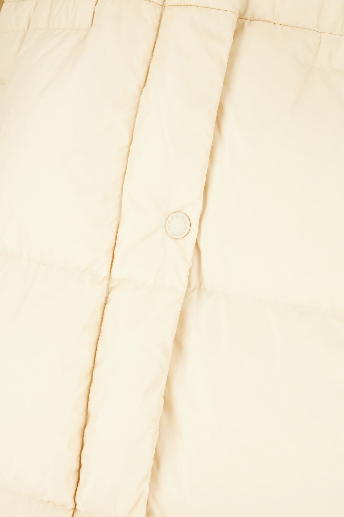 Weekend Max Mara Cream Nylon Dolly Down Jacket In Cacha