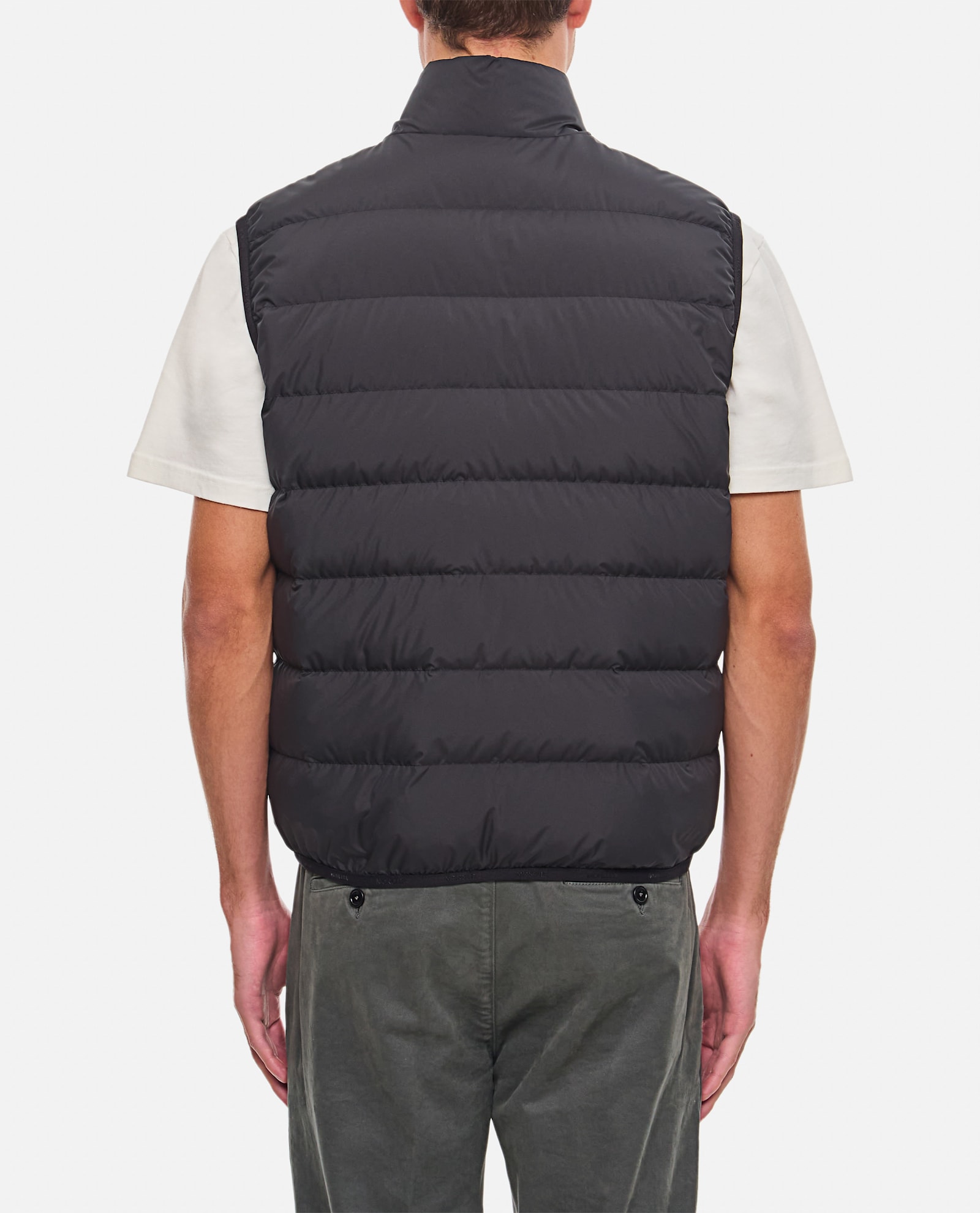 Shop Moncler Contrin Vest In Black