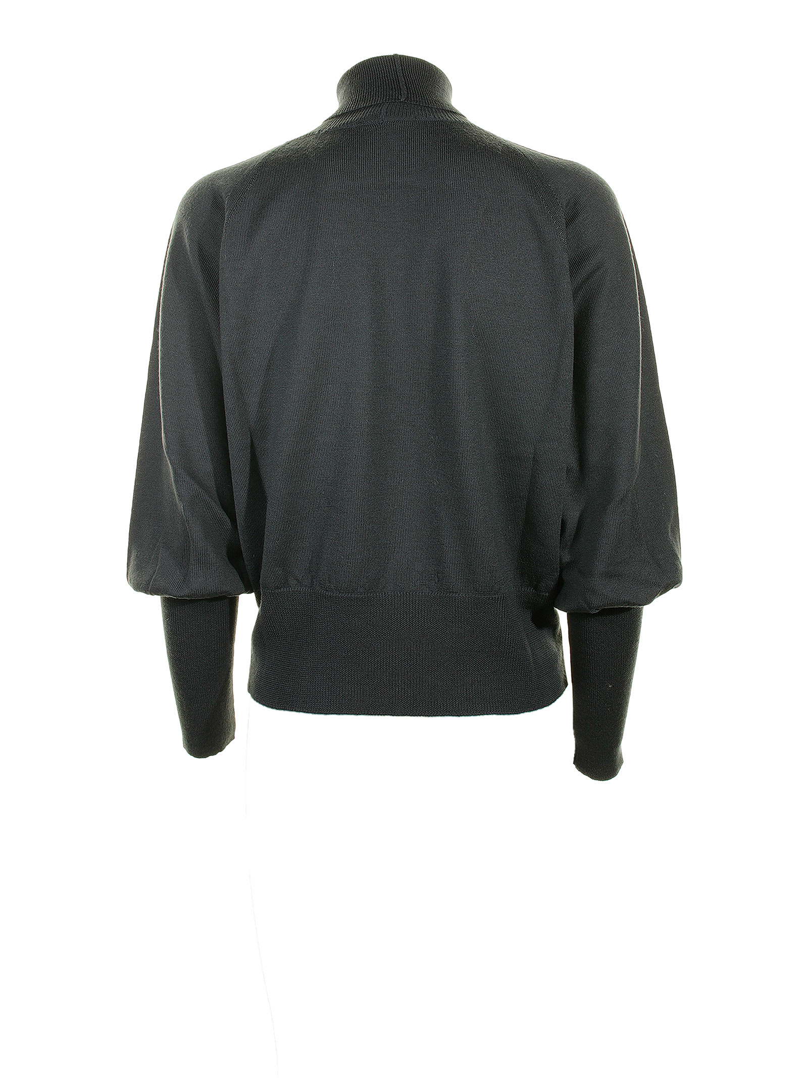 Shop Fabiana Filippi Merino Wool Turtleneck Sweater In Petrolio