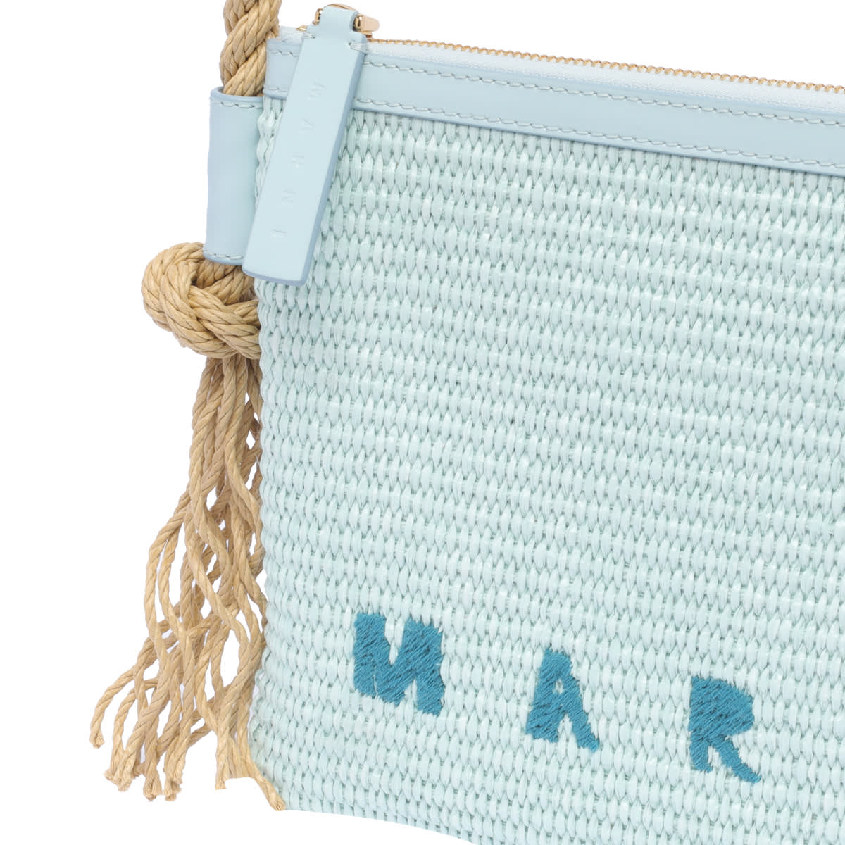 Shop Marni Marcel Summer Bag In Blue
