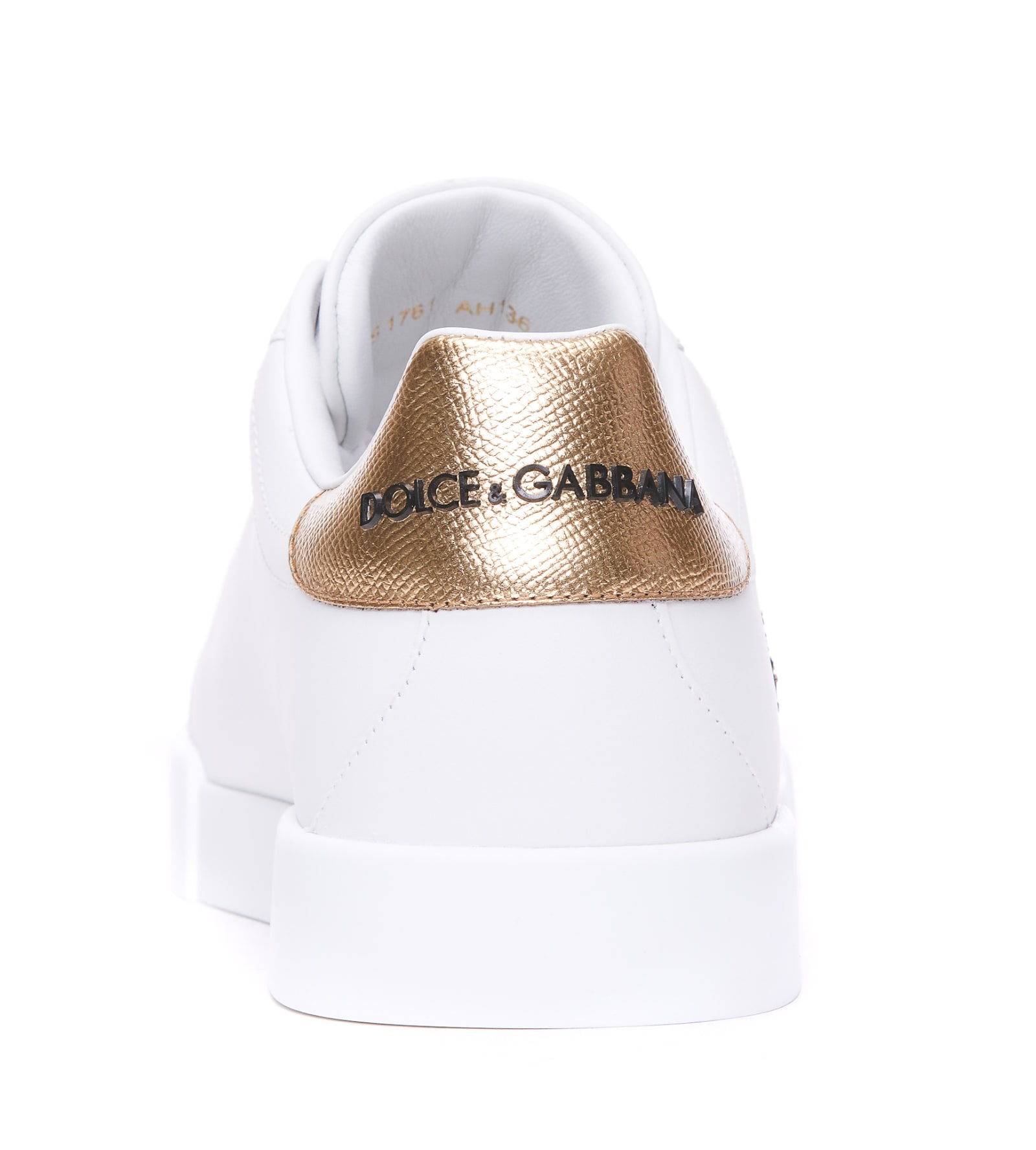 Shop Dolce & Gabbana Portofino Sneakers In White