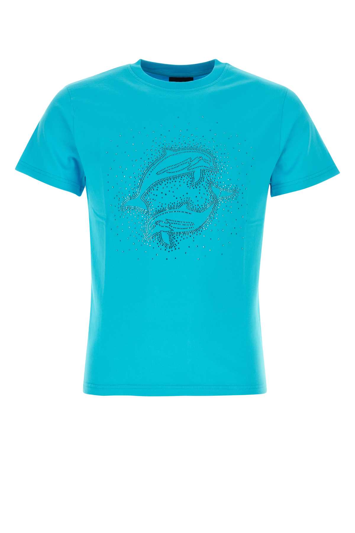 Turquoise Cotton T-shirt