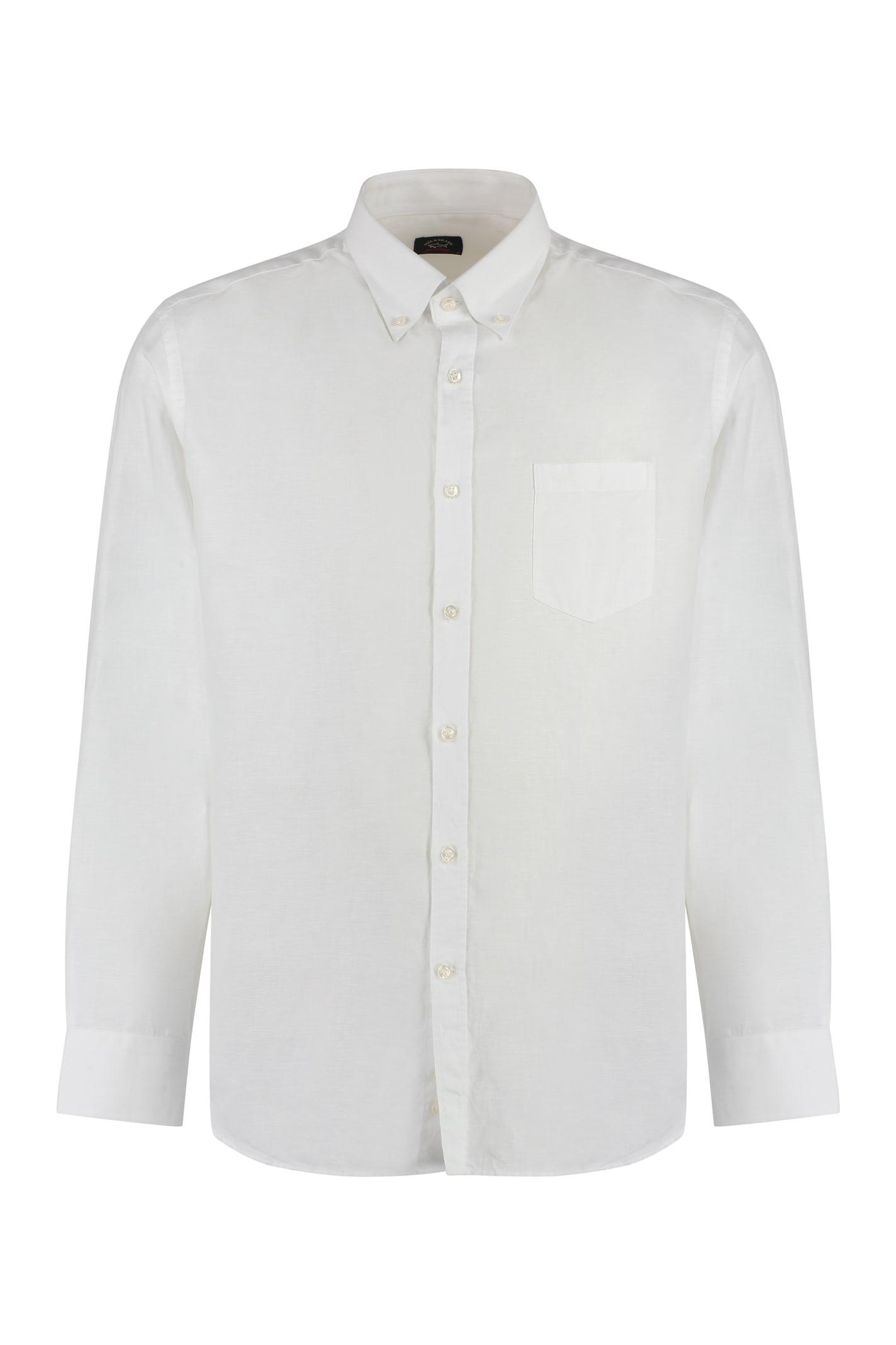 Long Sleeve Cotton Blend Shirt