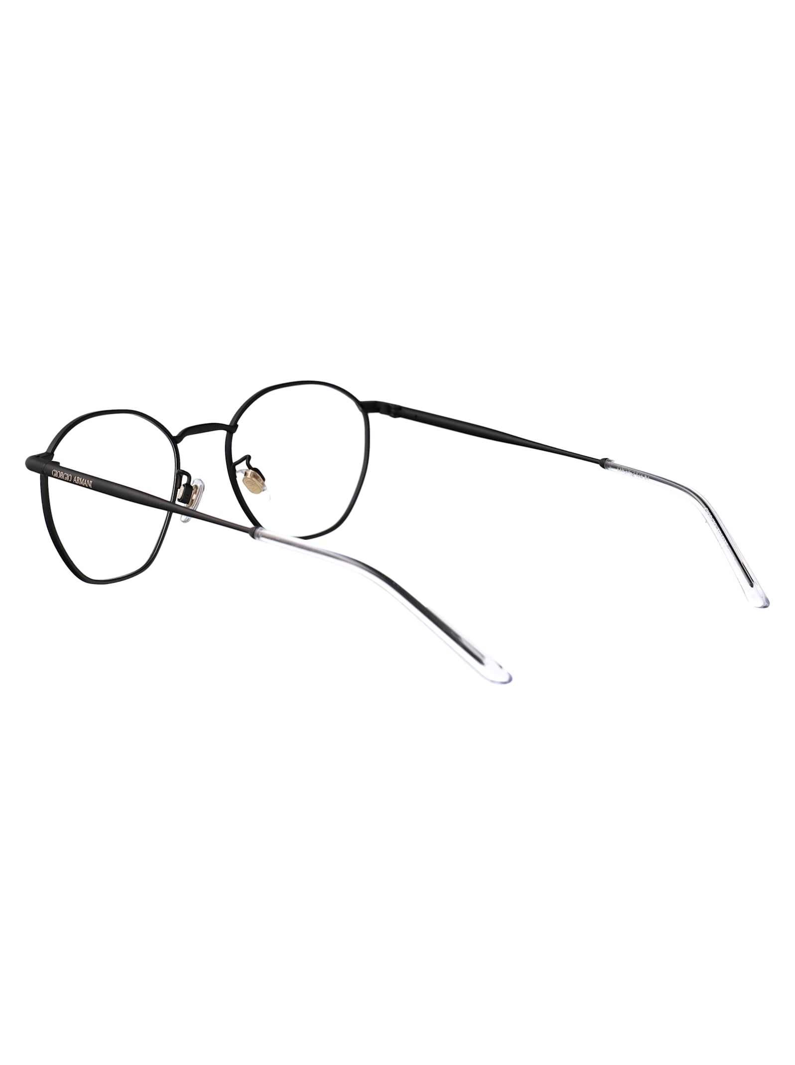Giorgio Armani Nero Opaco Steel Glasses