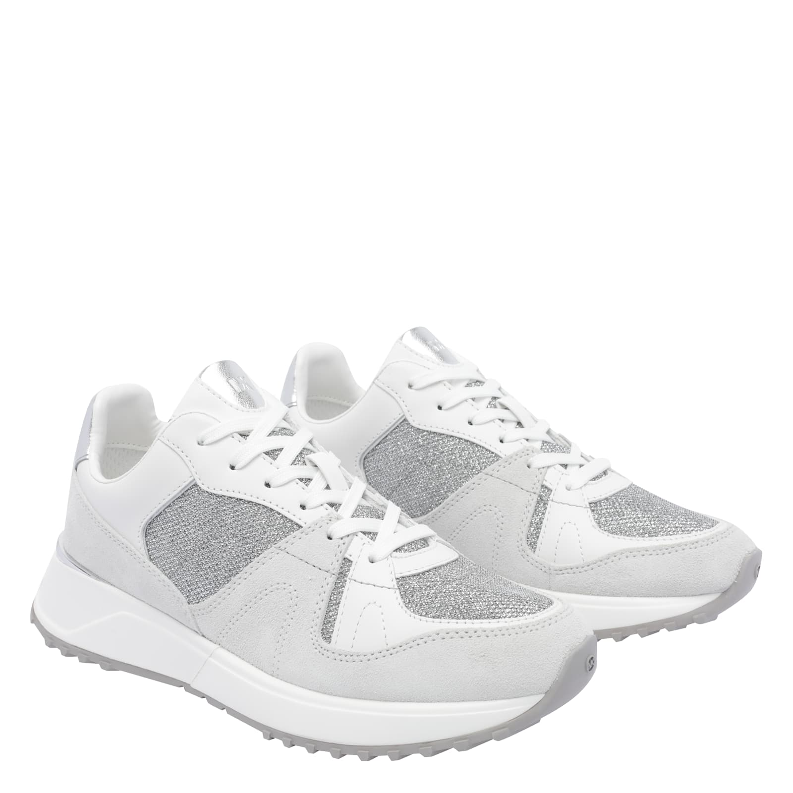 Michael Michael Kors Lace-up Sneakers In Gray