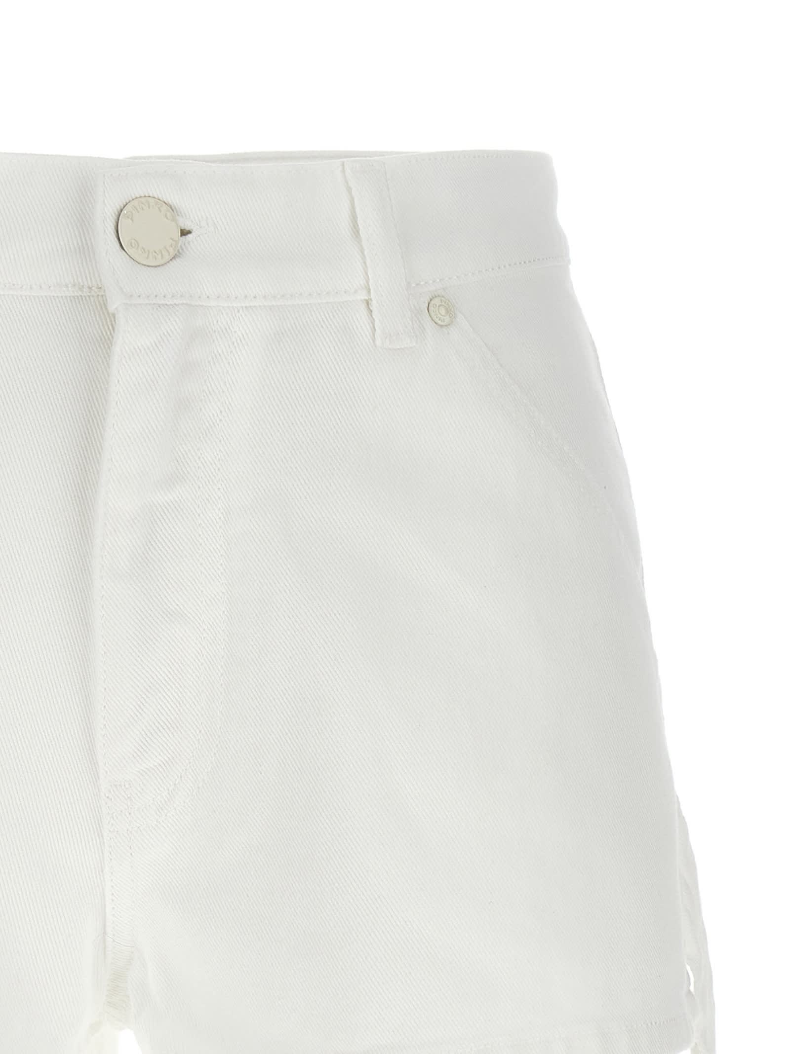 Shop Pinko Sao Tome Shorts In White