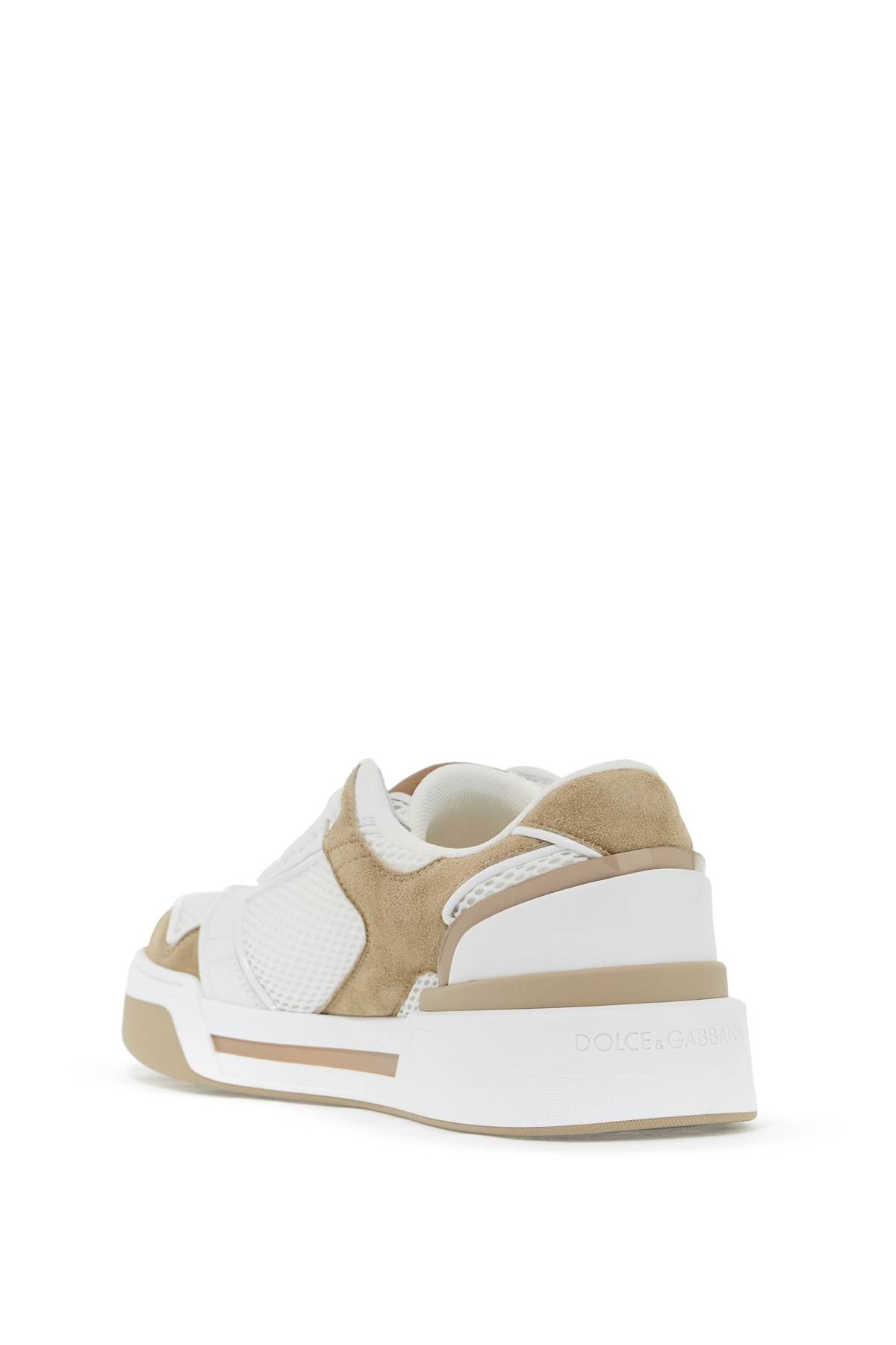 Shop Dolce & Gabbana New Roma Sneakers In Multicolor 2 (white)