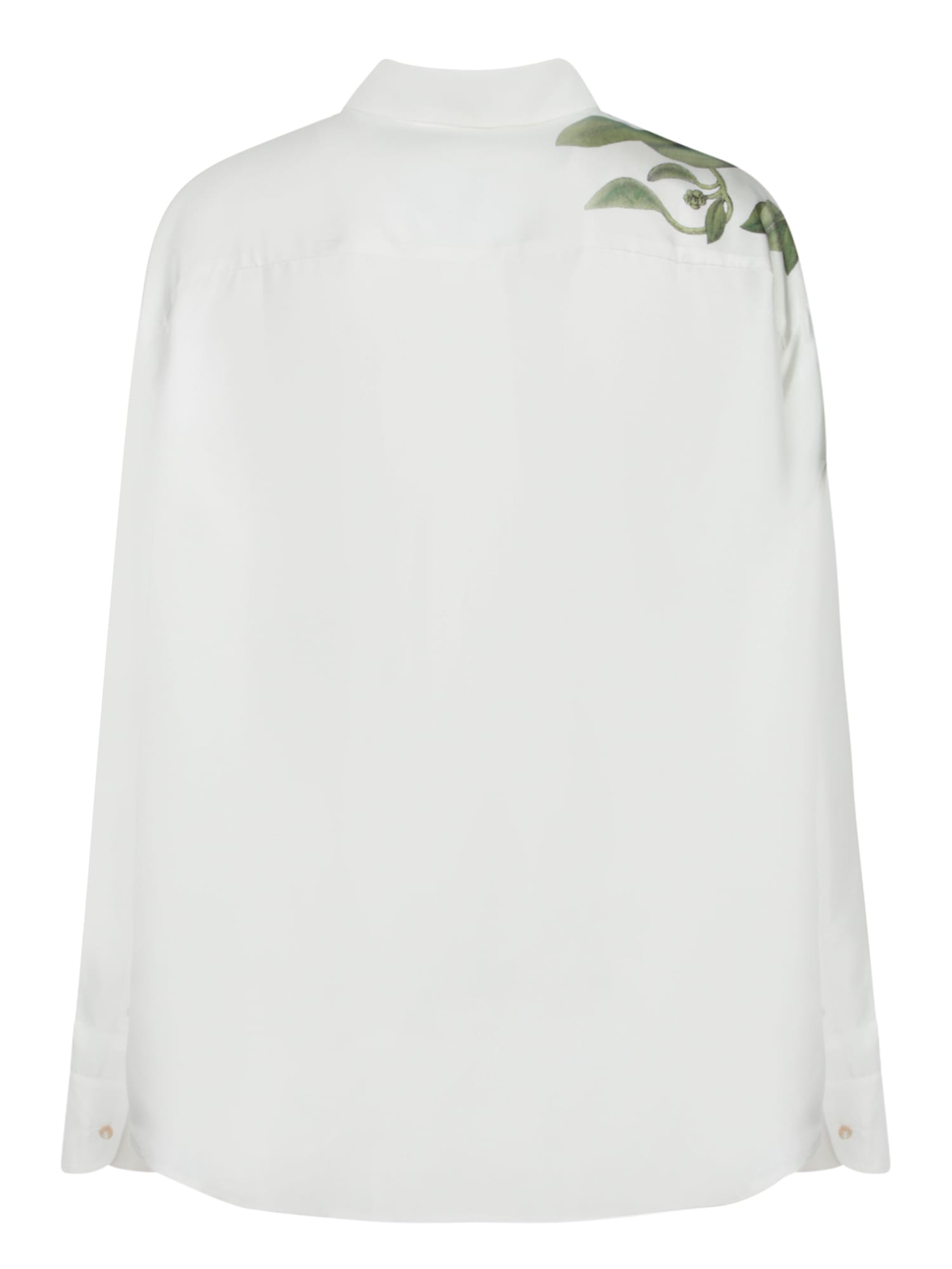 Shop Pierre-louis Mascia Floral Shirt In White