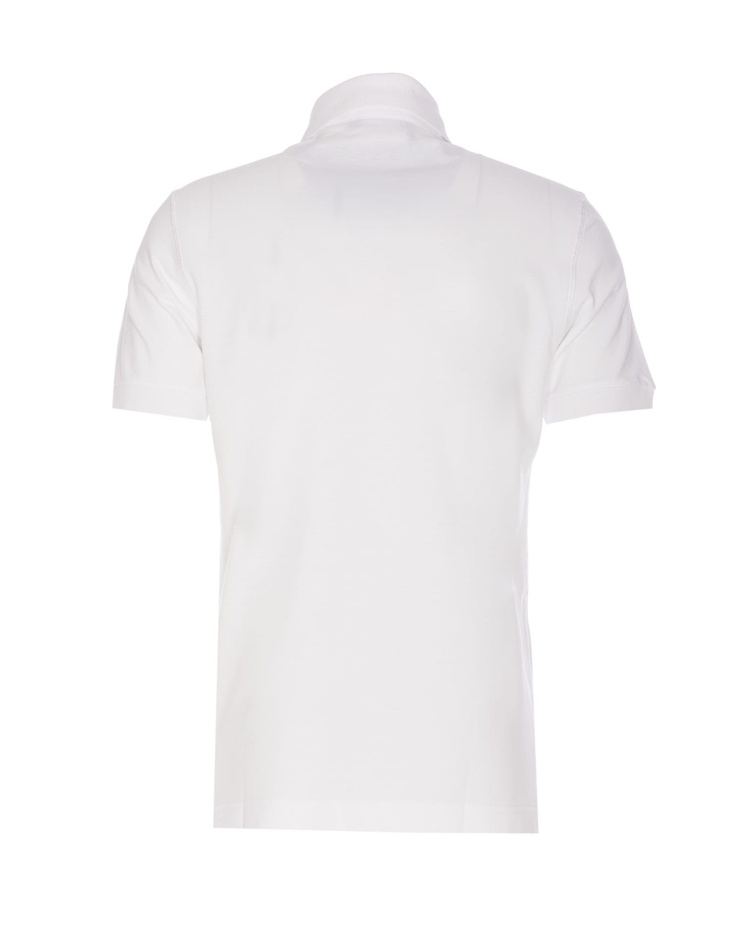 Shop Dolce & Gabbana Logo Polo In White