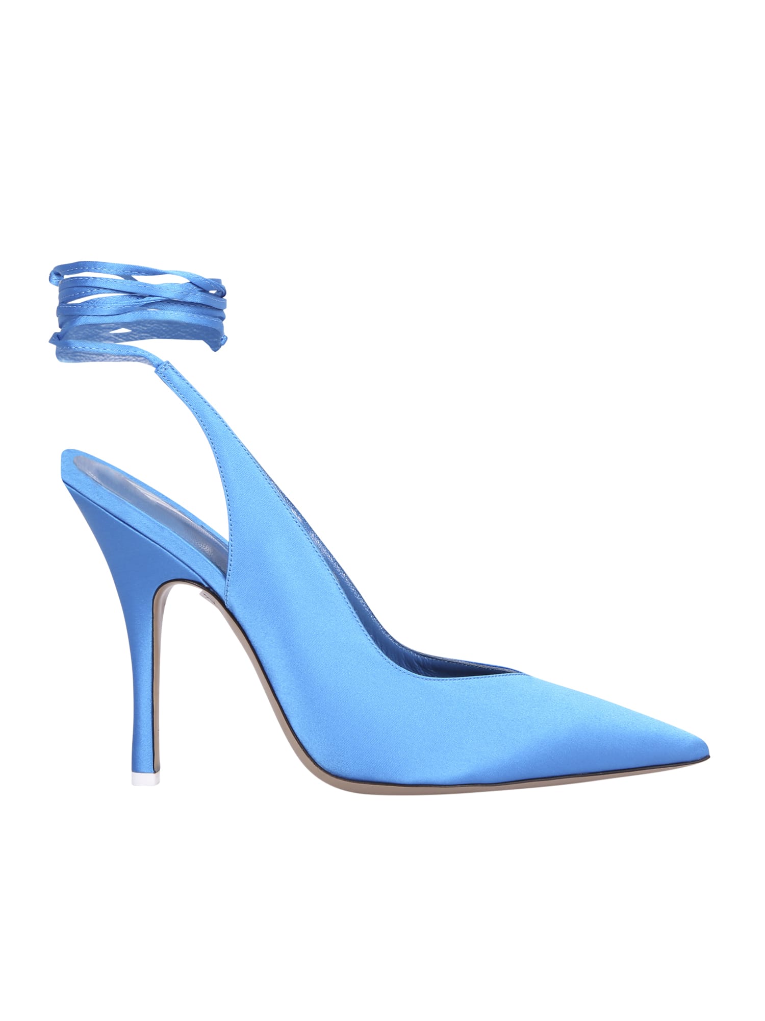 Attico Turquoise Venus Slingback 105 Pumps In Blue