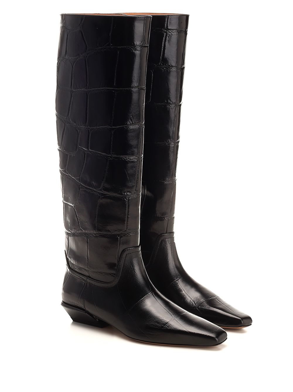 Shop Paris Texas Bettina High Boots In Black