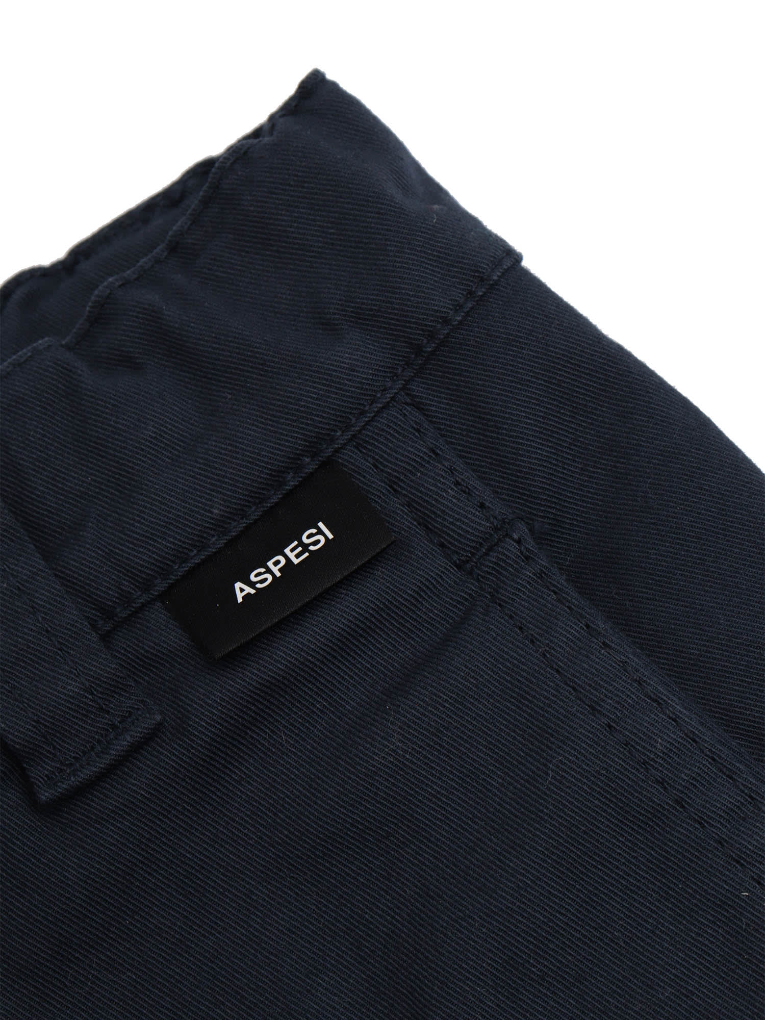 Aspesi Blue Trousers In Blue