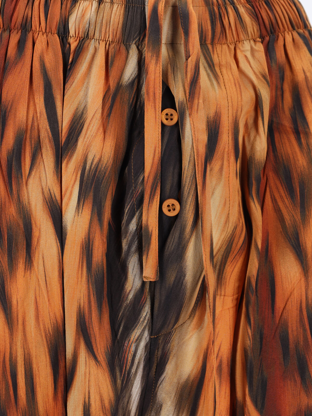 Balenciaga Pajamas-style Pants In Brown