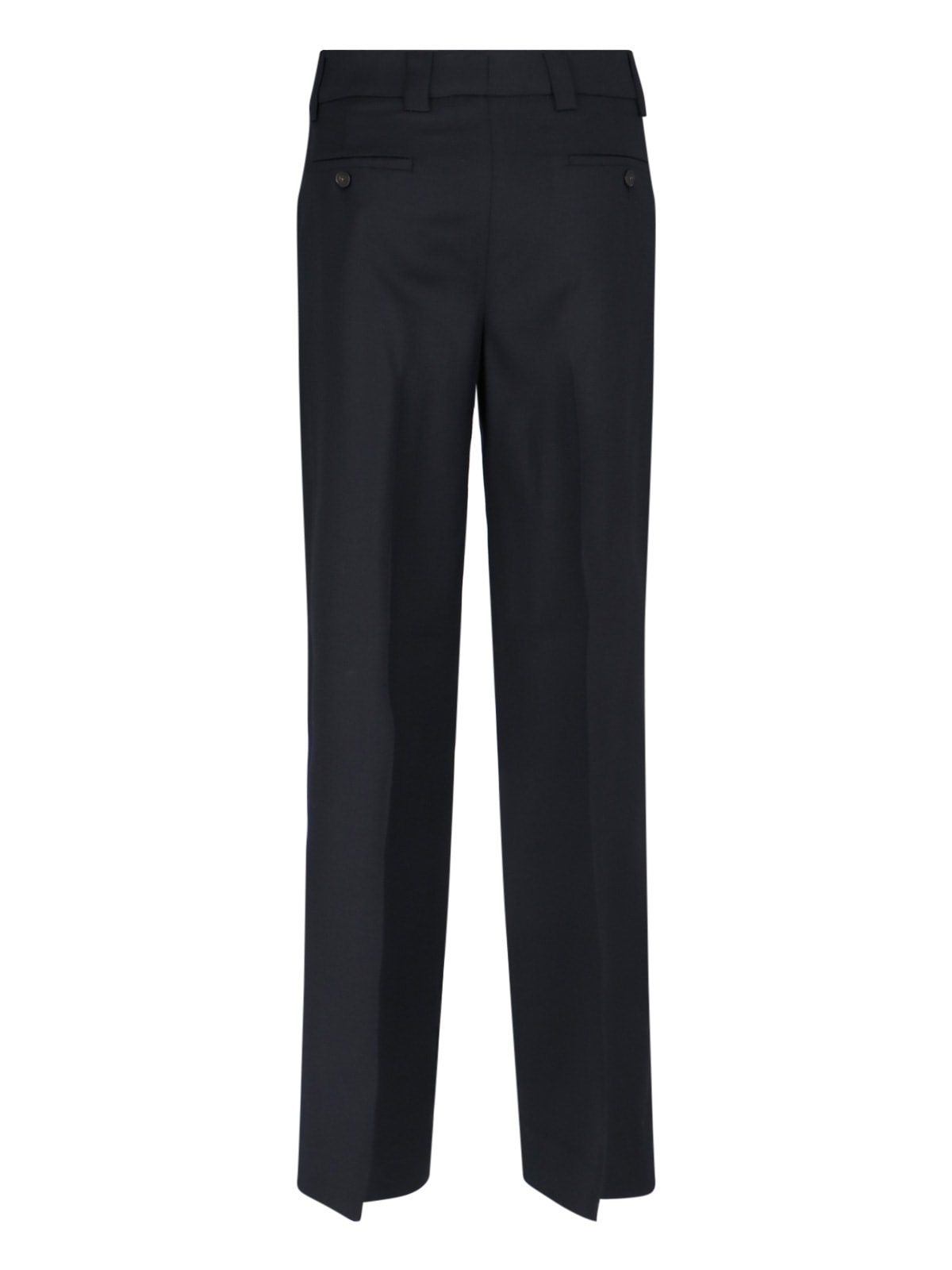 Shop Incotex Straight Wool Pants