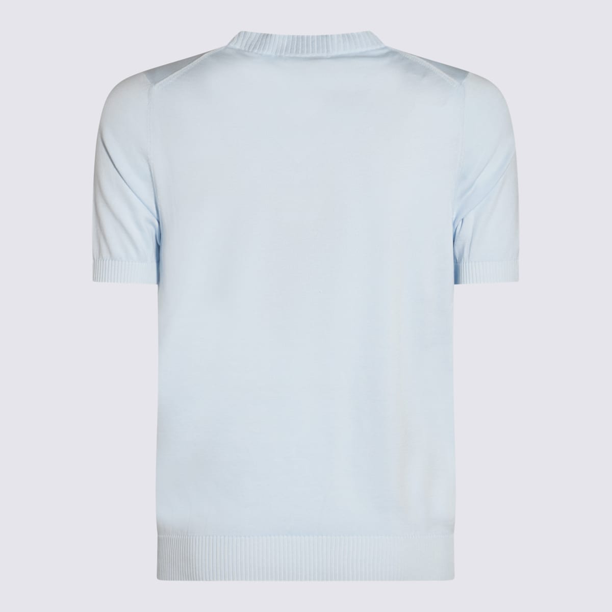 MALO LIGHT BLUE COTTON T-SHIRT