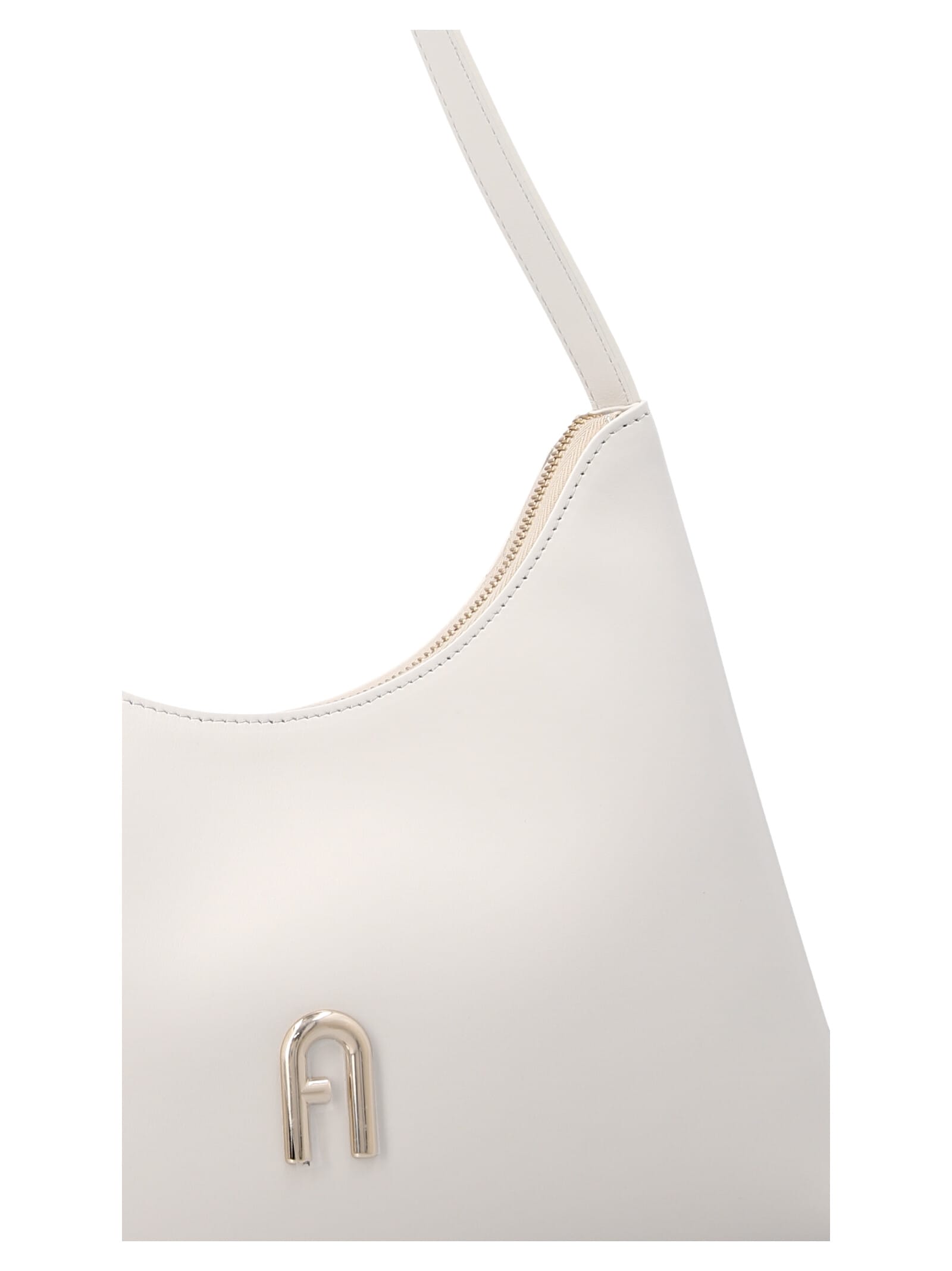 Shop Furla Diamante Small Shoulder Bag In S Marshmallow