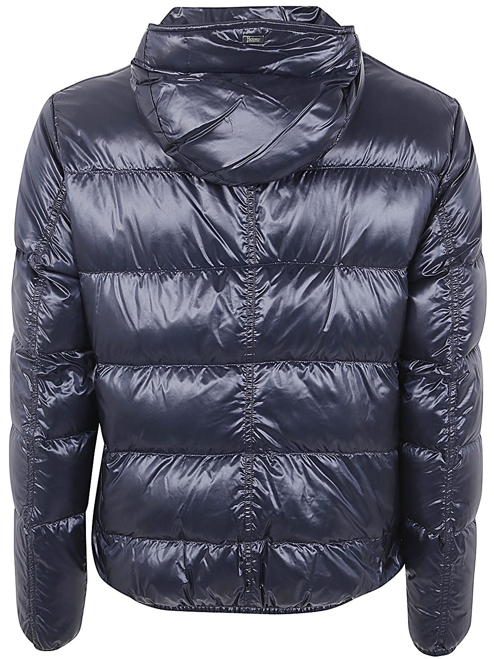 Shop Herno Man Padded Jacket In Blue