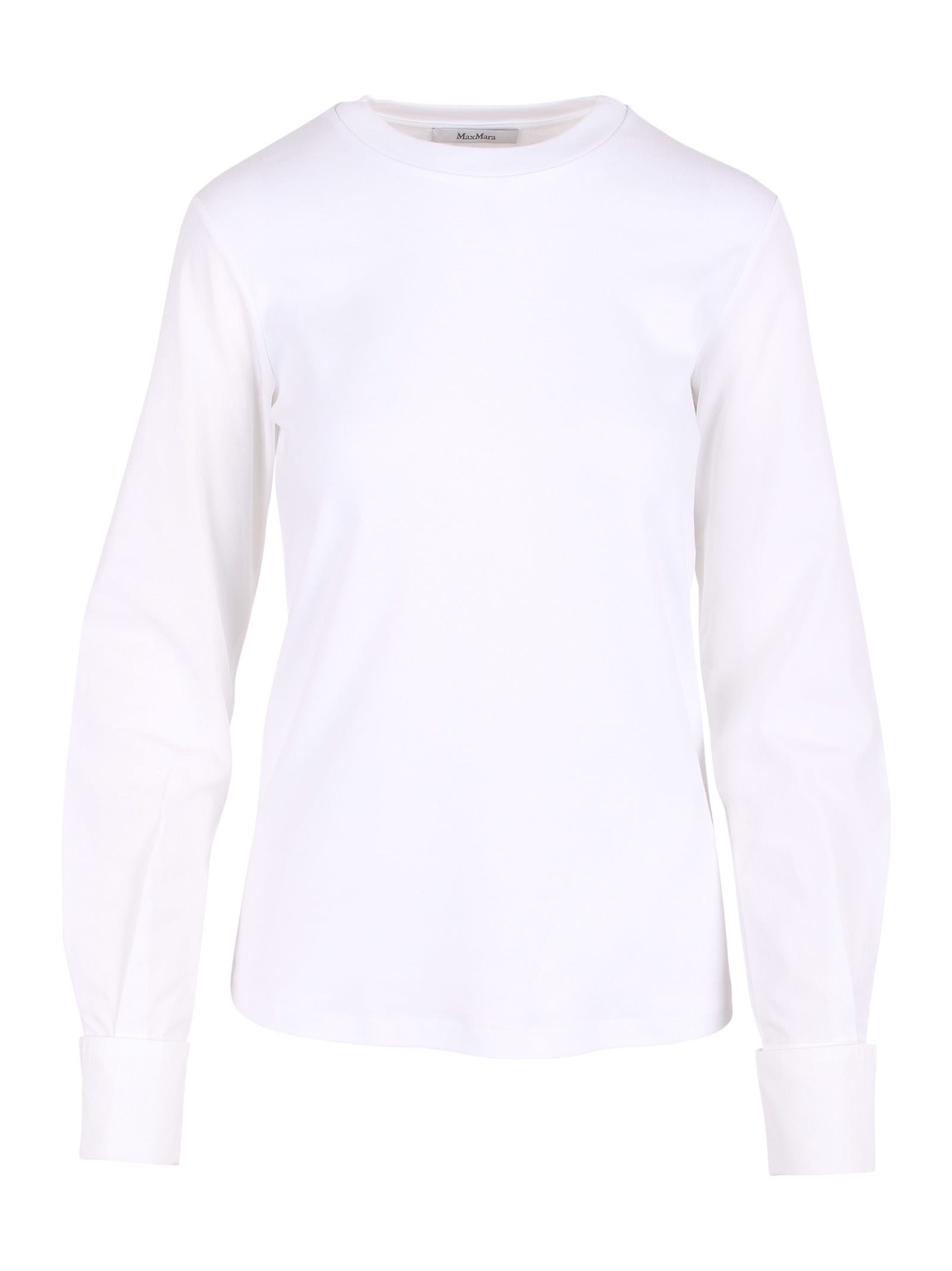 Max Mara crema Cotton T-shirt