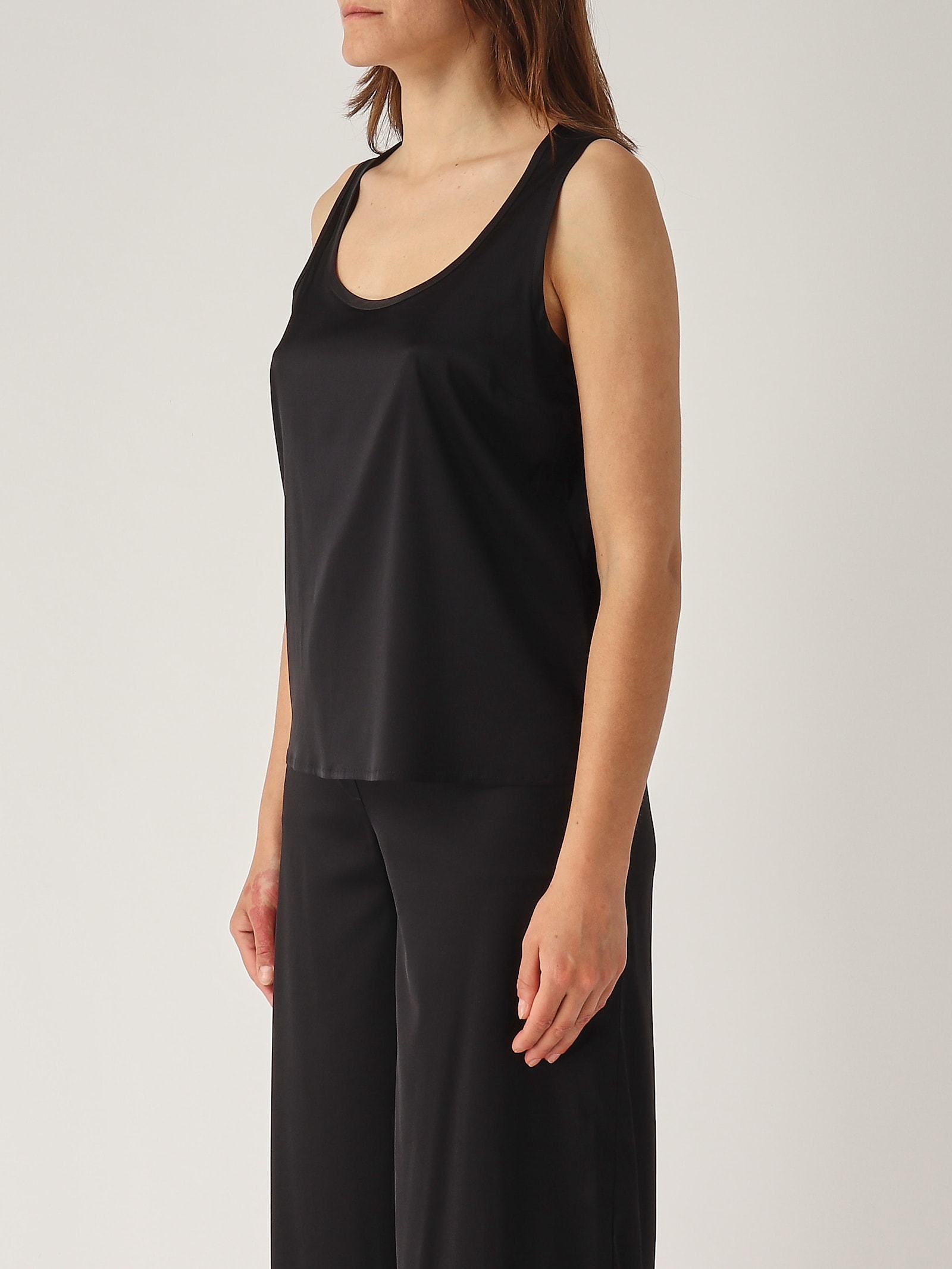 Gran Sasso Canotta Basico Top-wear In Black