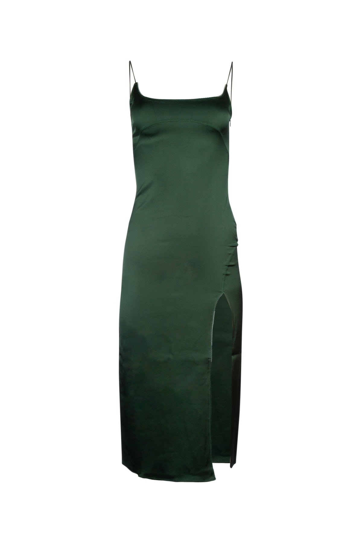 Shop Jacquemus Abito In Darkgreen