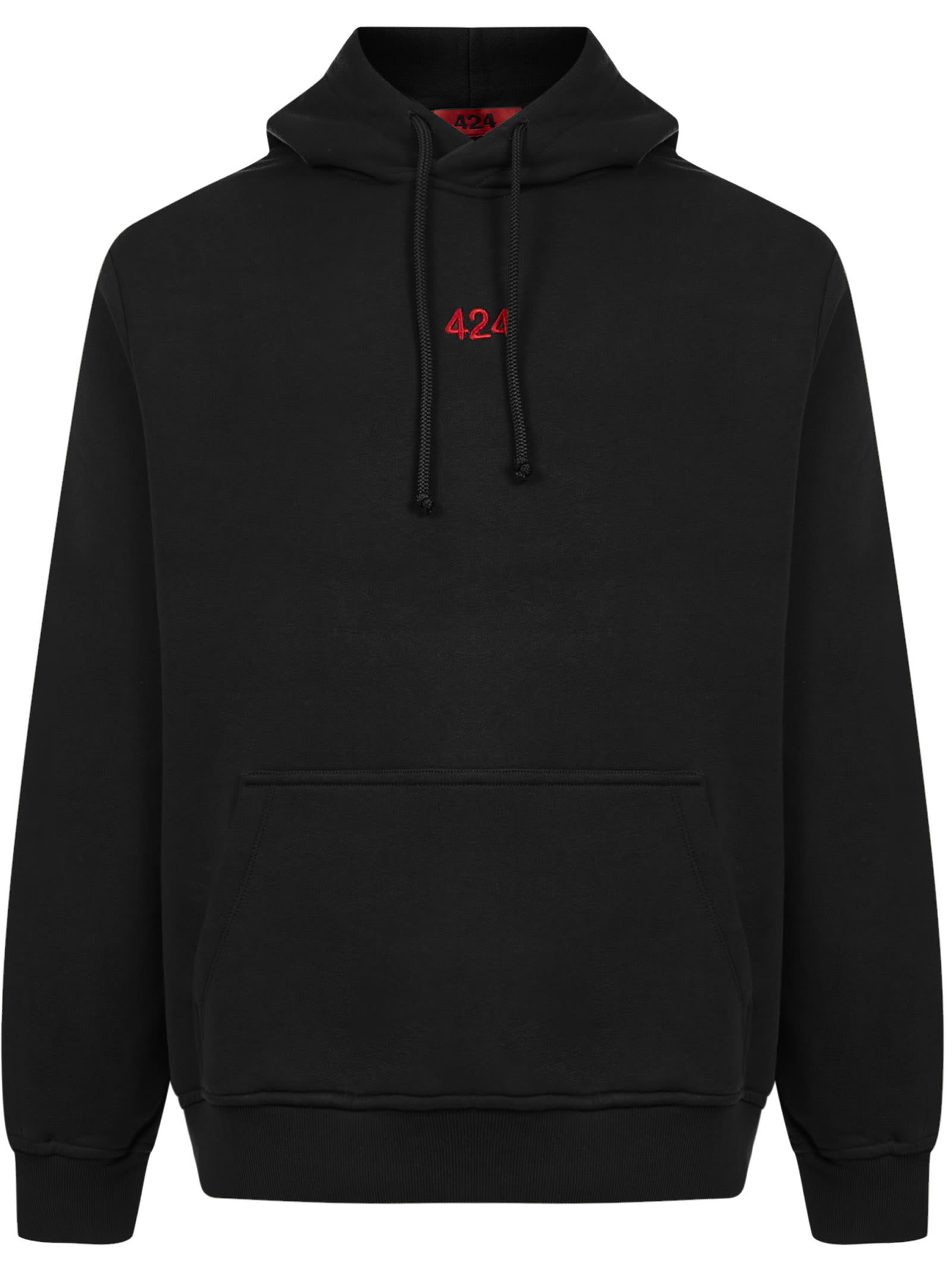 Fourtwofour On Fairfax 424 Sweatshirt In Black
