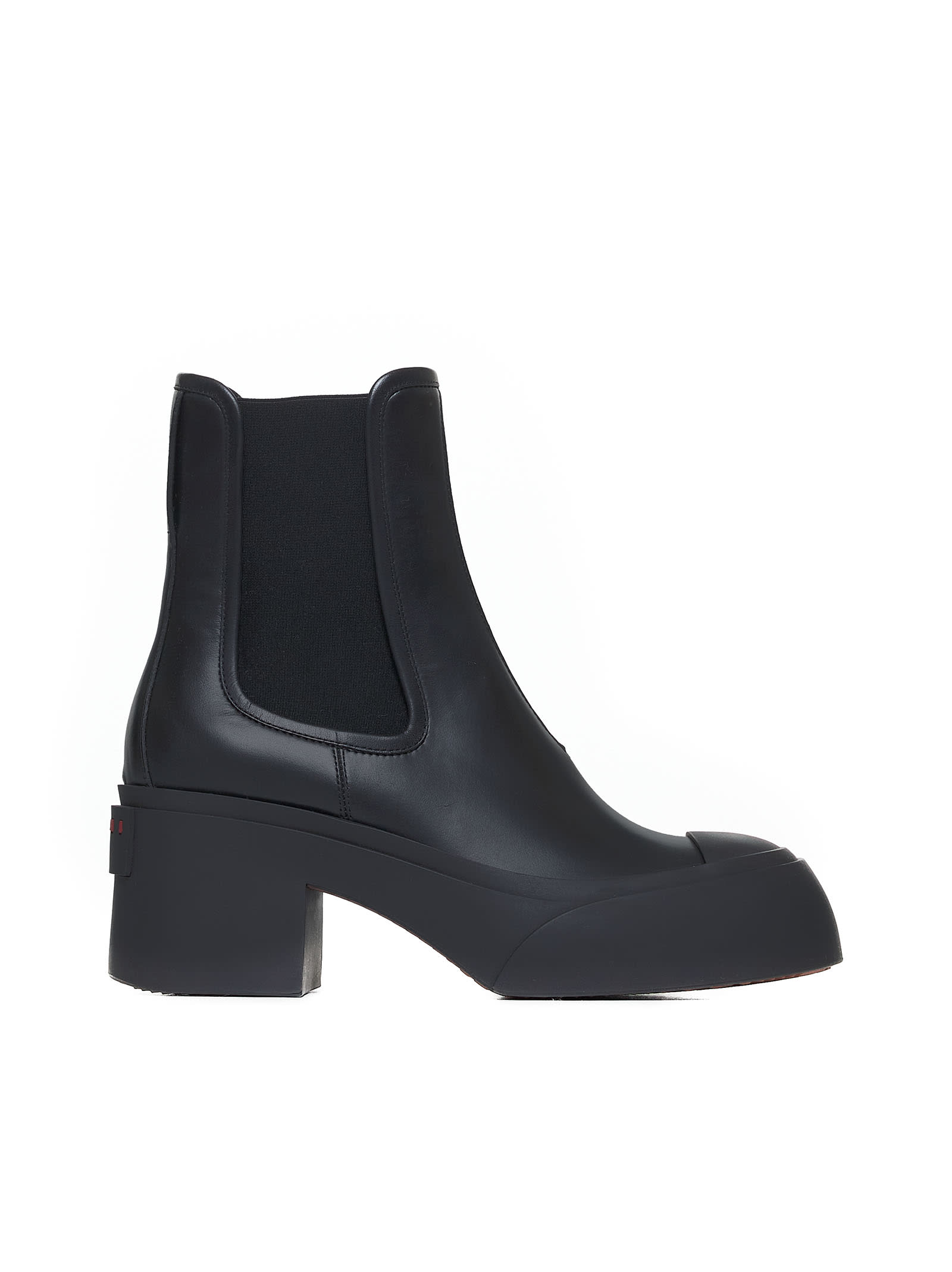 Shop Marni Boots In Nero