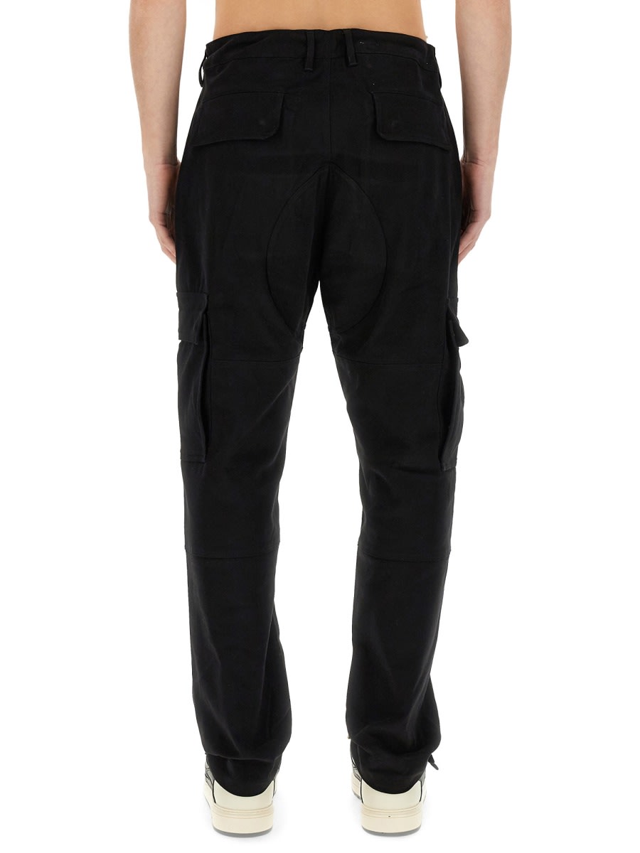 Shop Marcelo Burlon County Of Milan Cargo Pants In Black