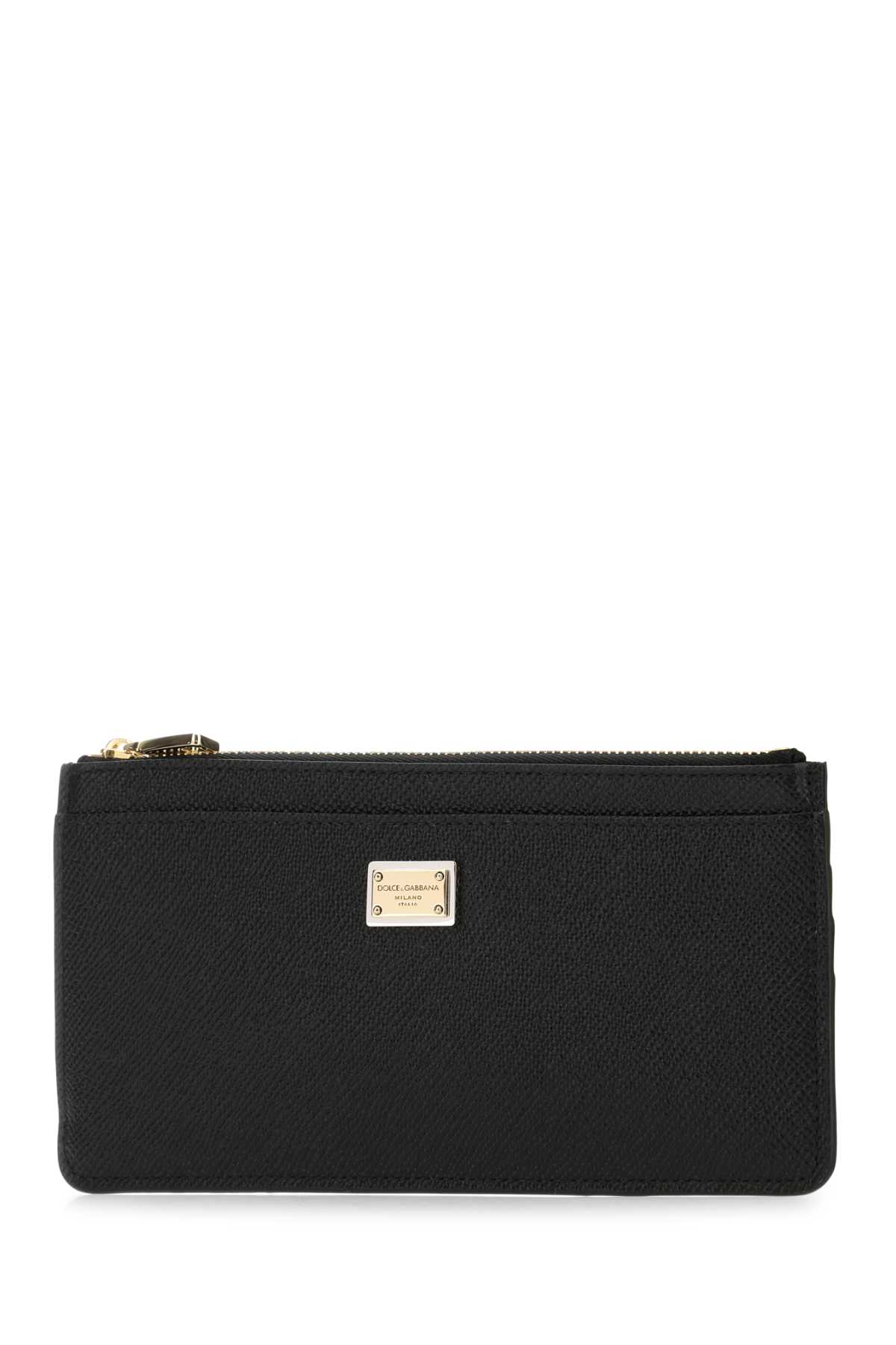 Shop Dolce & Gabbana Black Leather Card Holder