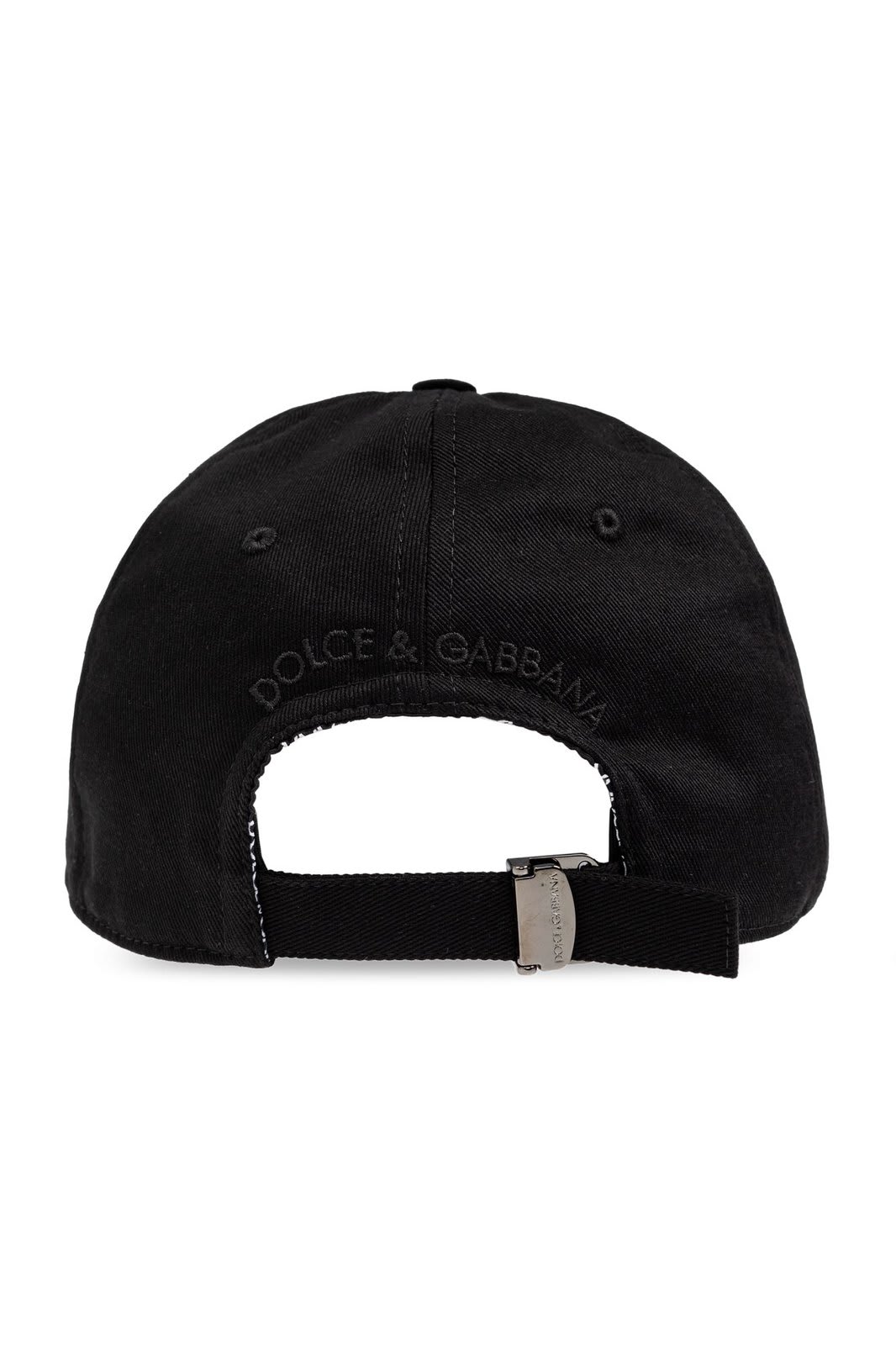 Shop Dolce & Gabbana Logo Embroidered Baseball Cap