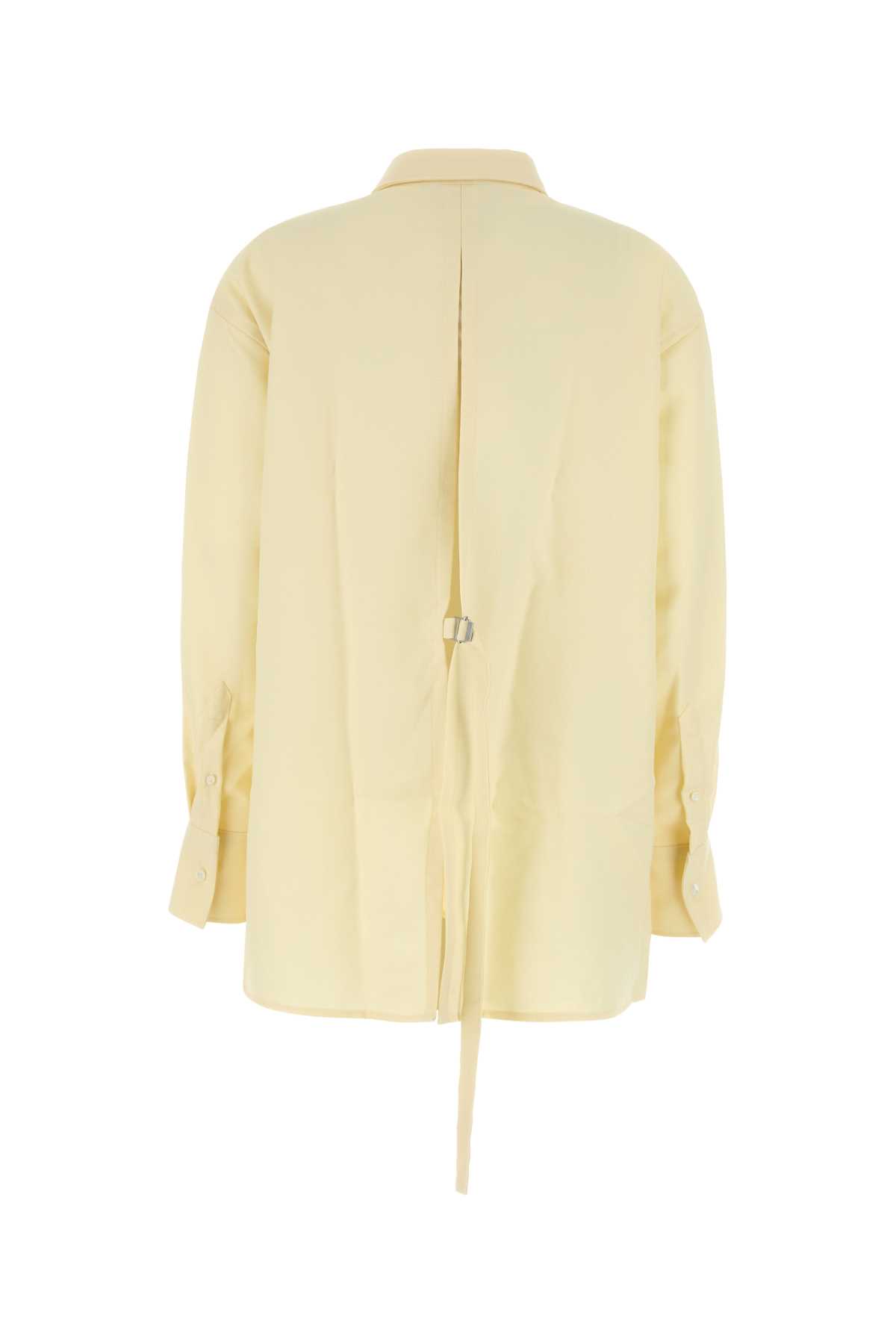 【送料&関税込】Ami Alexandre Mattiussi Sage Green Silk Crop Ami Alexandre Mattiussi Sage Green Silk Crop-top | italist
