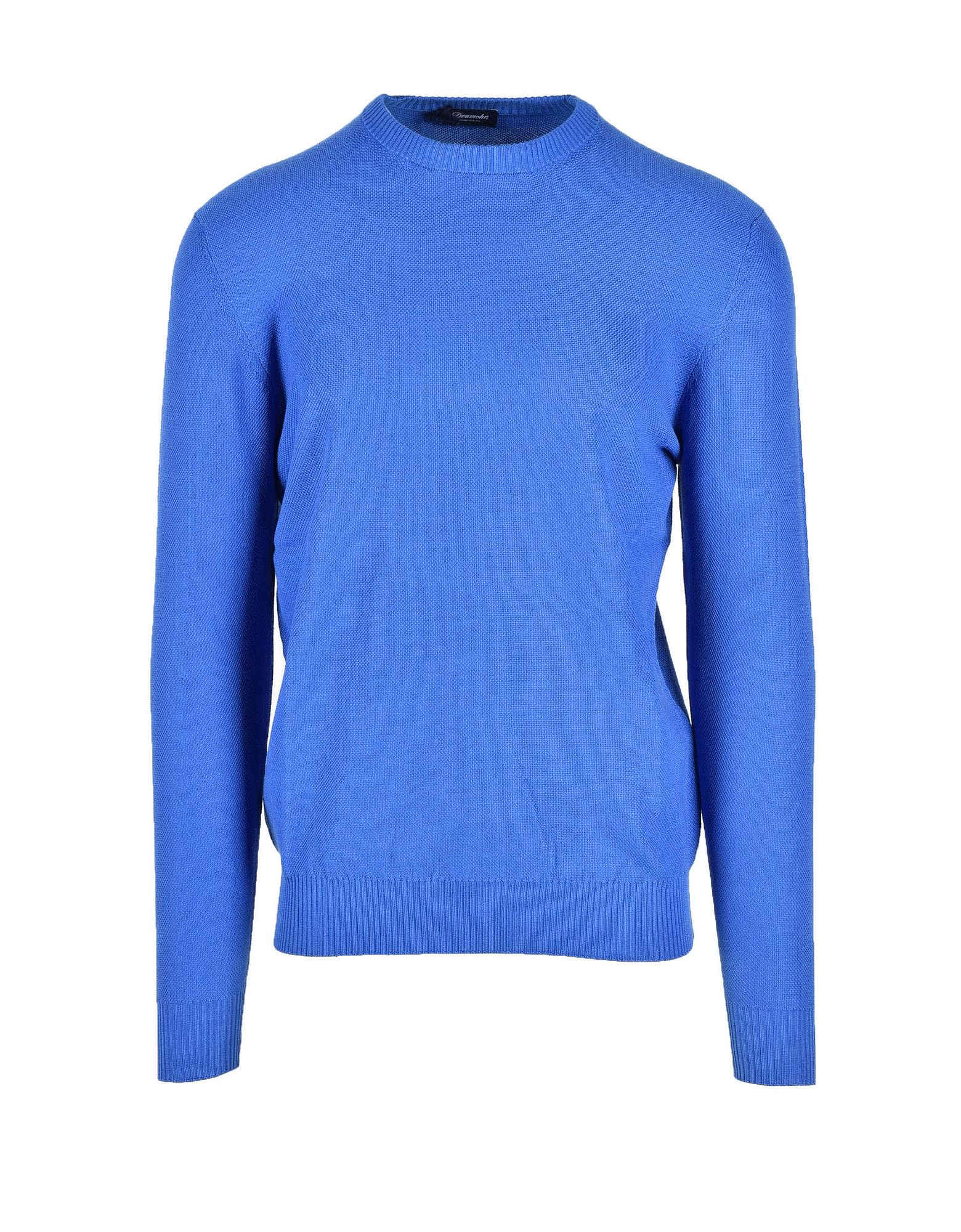 Drumohr Menss Blue Sweater