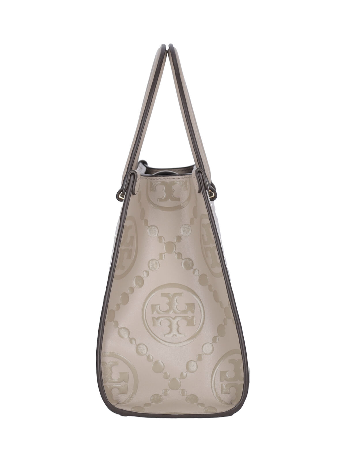 Tory Burch T Monogram Medium Tote Bag In Clay