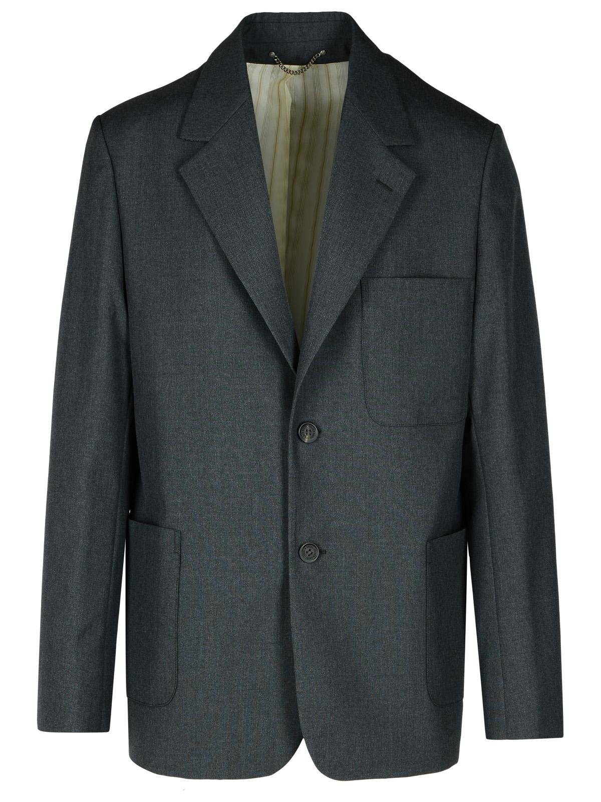 Grey Wool Blazer