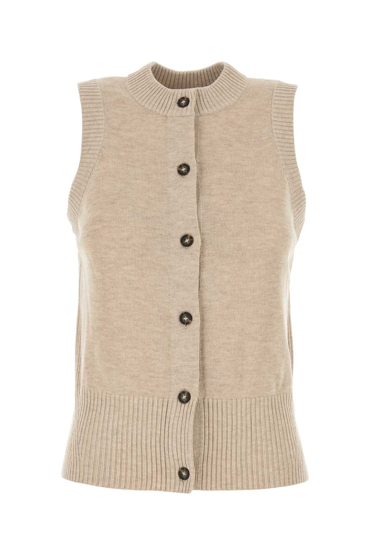 Sand Stretch Tencel Blend Macie Vest