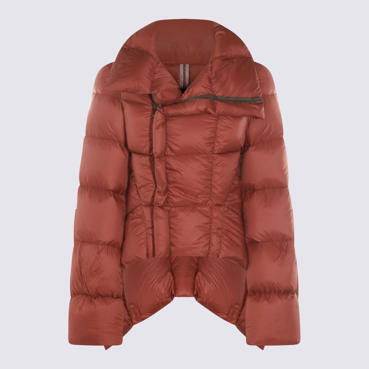 Rick Owens Insulated Long Sleeve Puffer Jacket In Gold