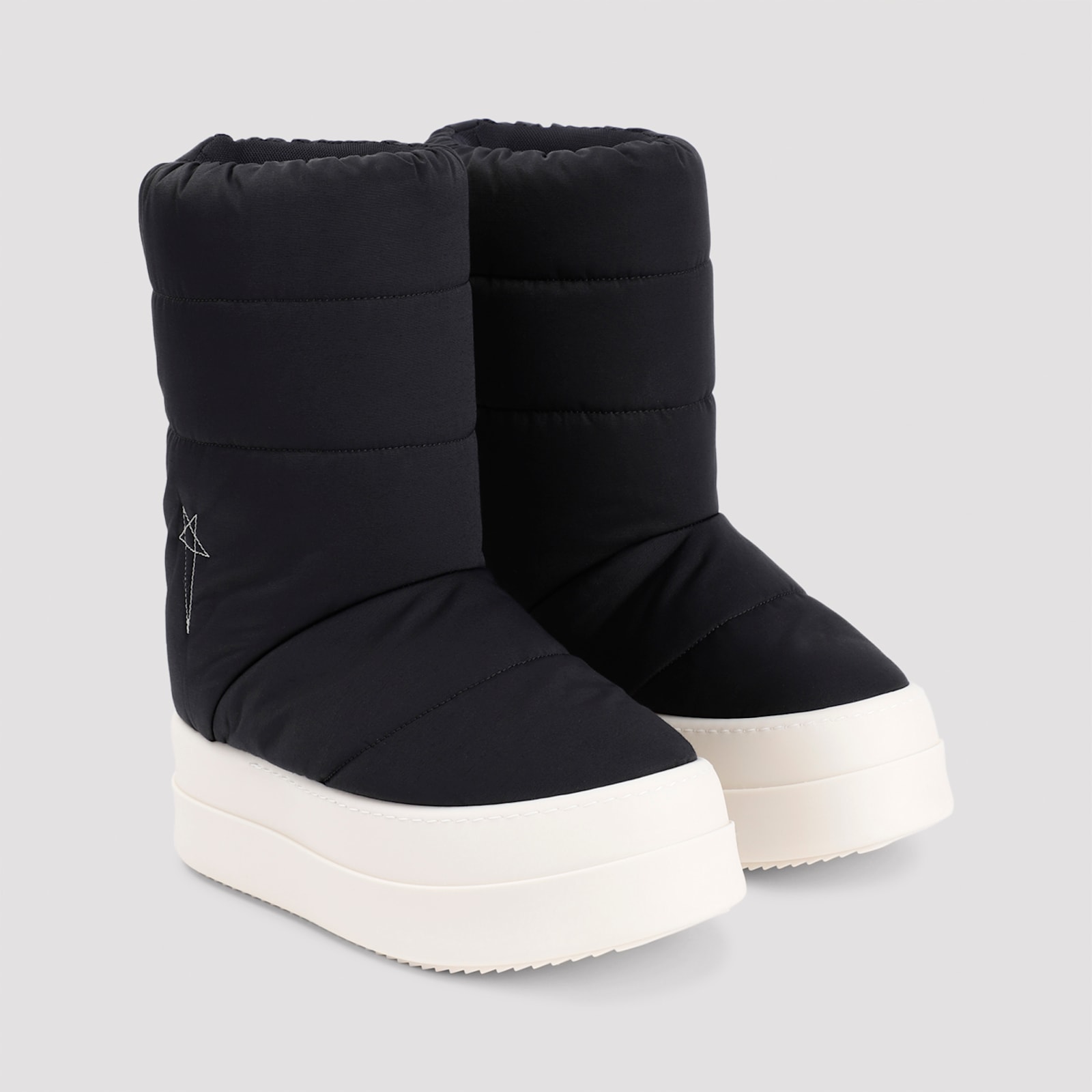 Shop Drkshdw Mega Bumper Lunar Boots In Black Pearl Milk