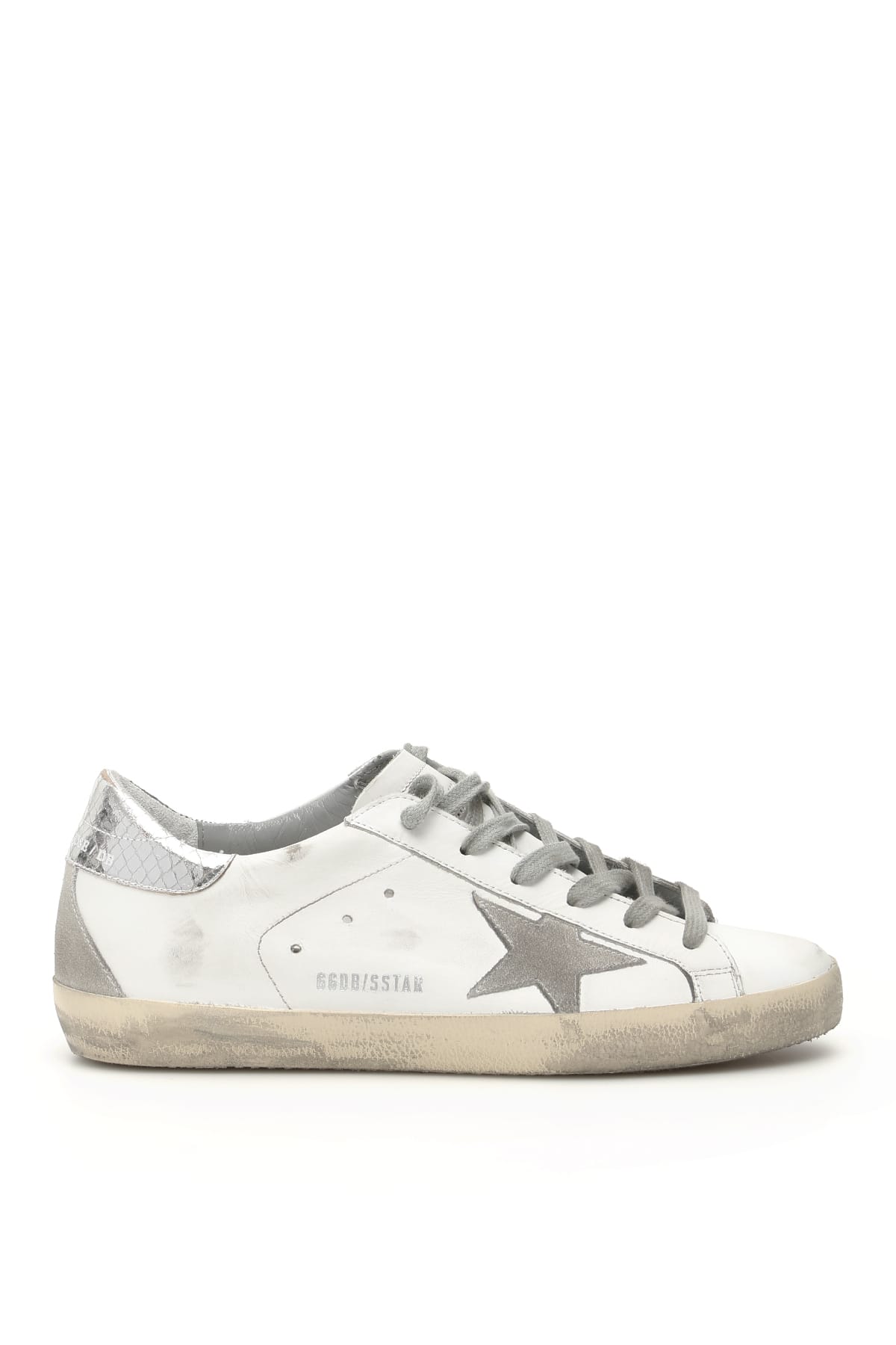 golden goose white and silver