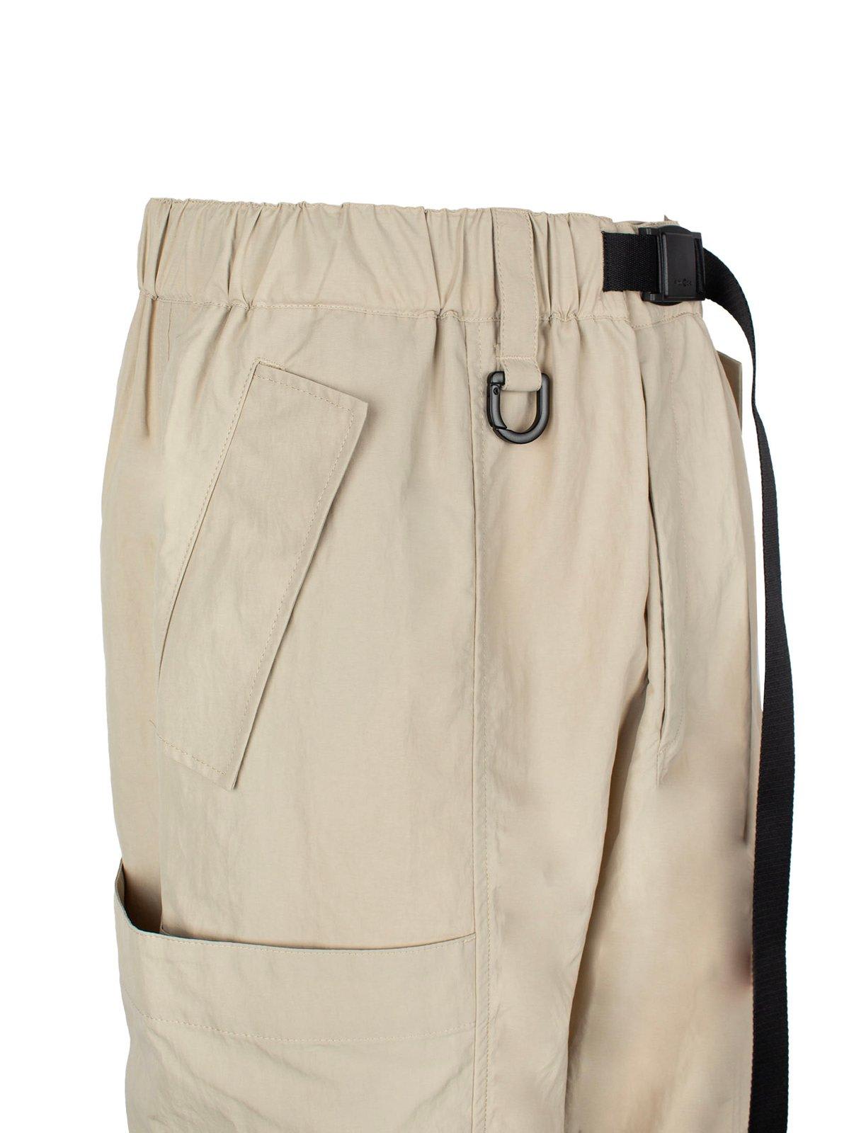 Shop Y-3 Belted Crinkled Track Pants