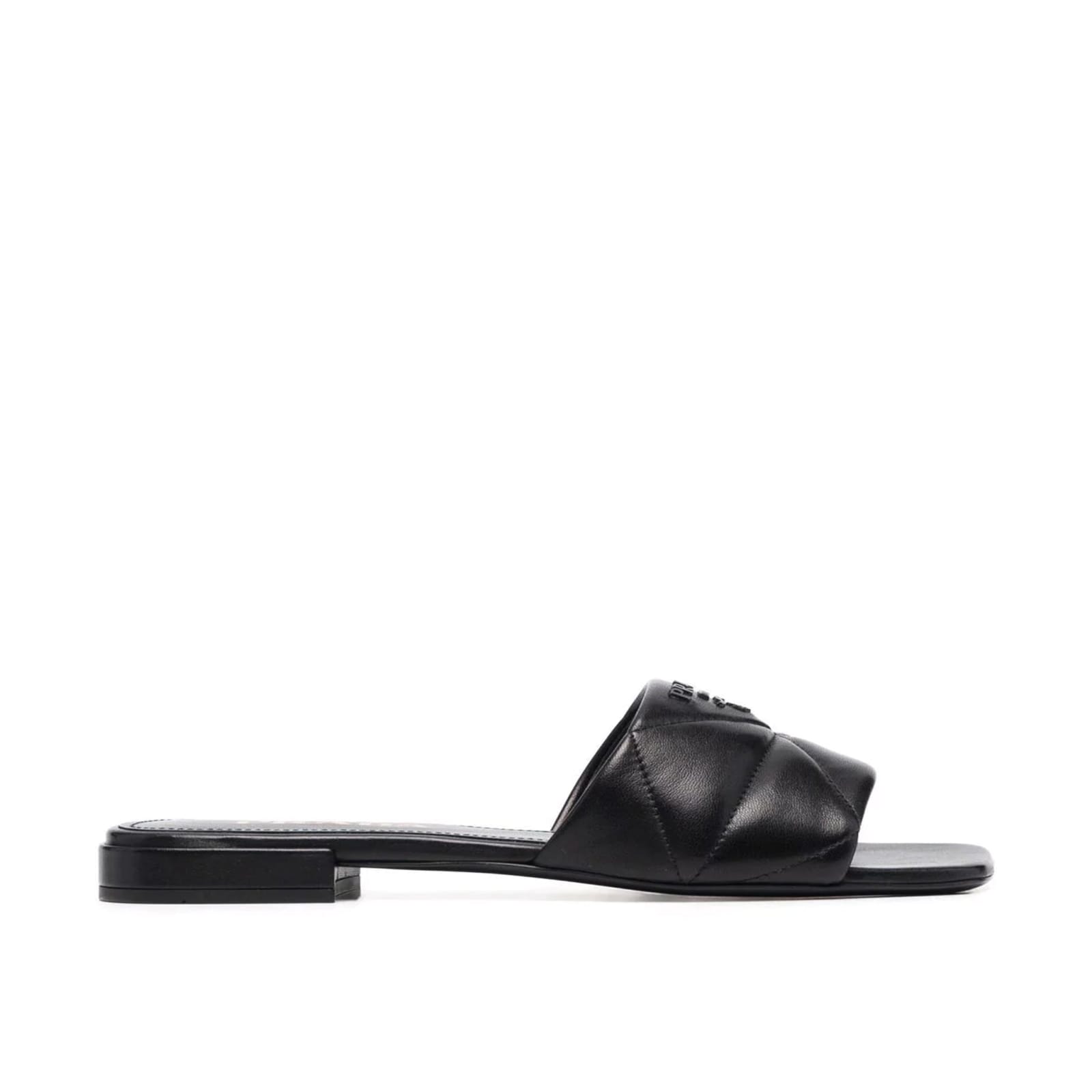 Prada Quilted Leather Sandals