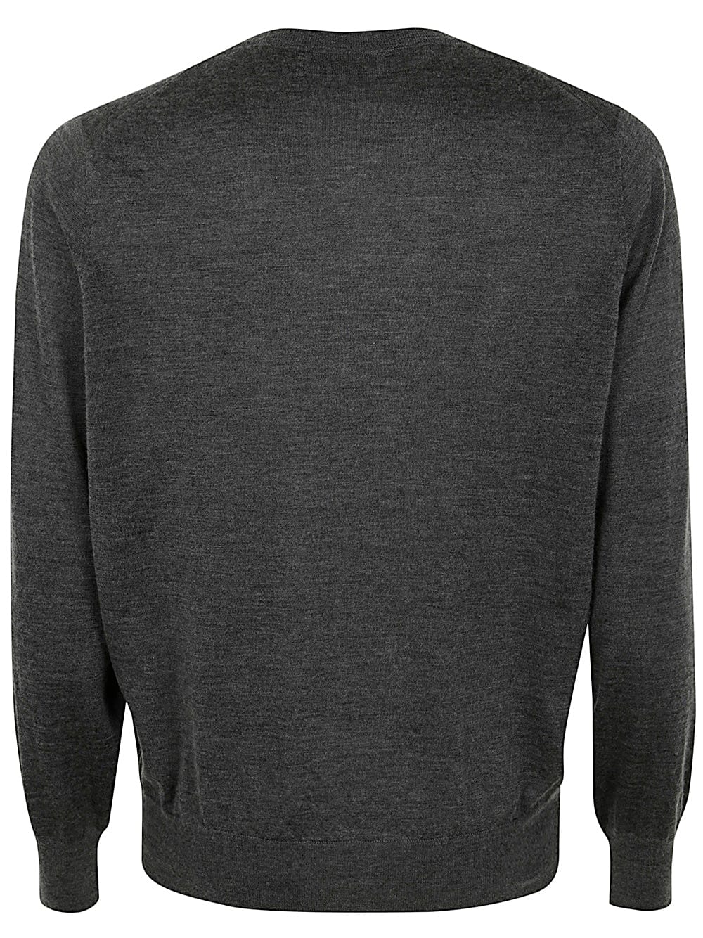 Shop Brunello Cucinelli Cashmere Silk Crew Neck Sweater In C Lead