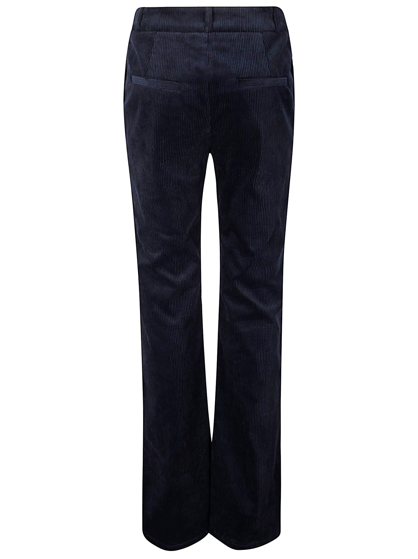 Apc A.p.c. Straight Leg Corduroy Pants In Blue