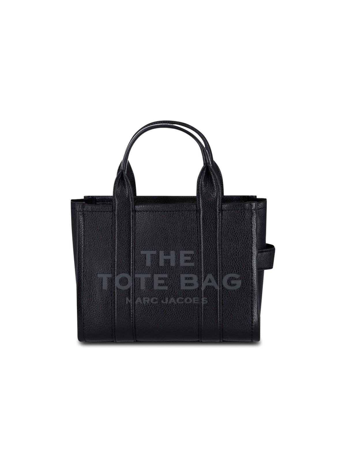 Shop Marc Jacobs - Mini Logo Tote Bag In Black