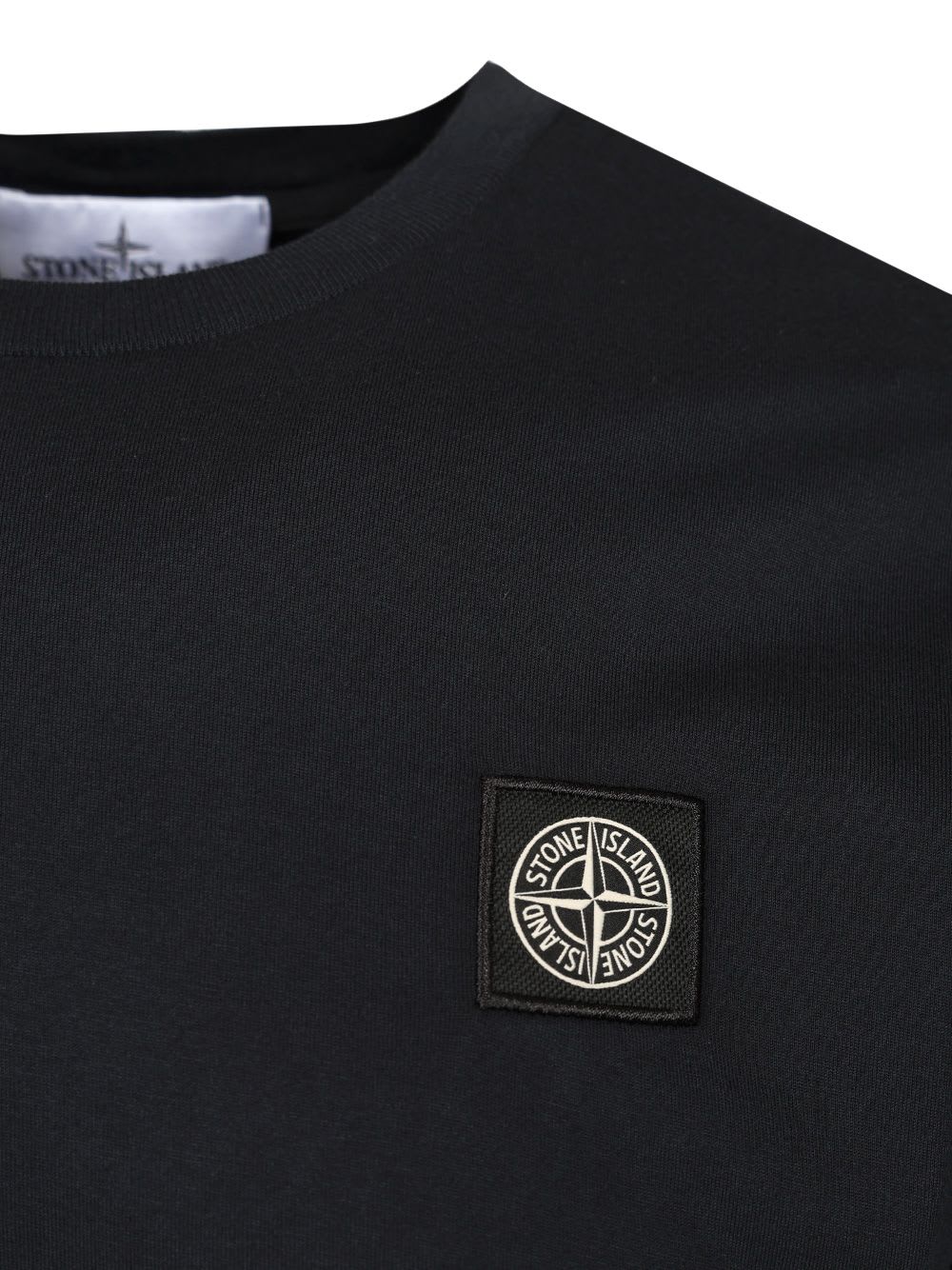 Stone Island Short-sleeved Cotton Jersey T-shirt In Multi