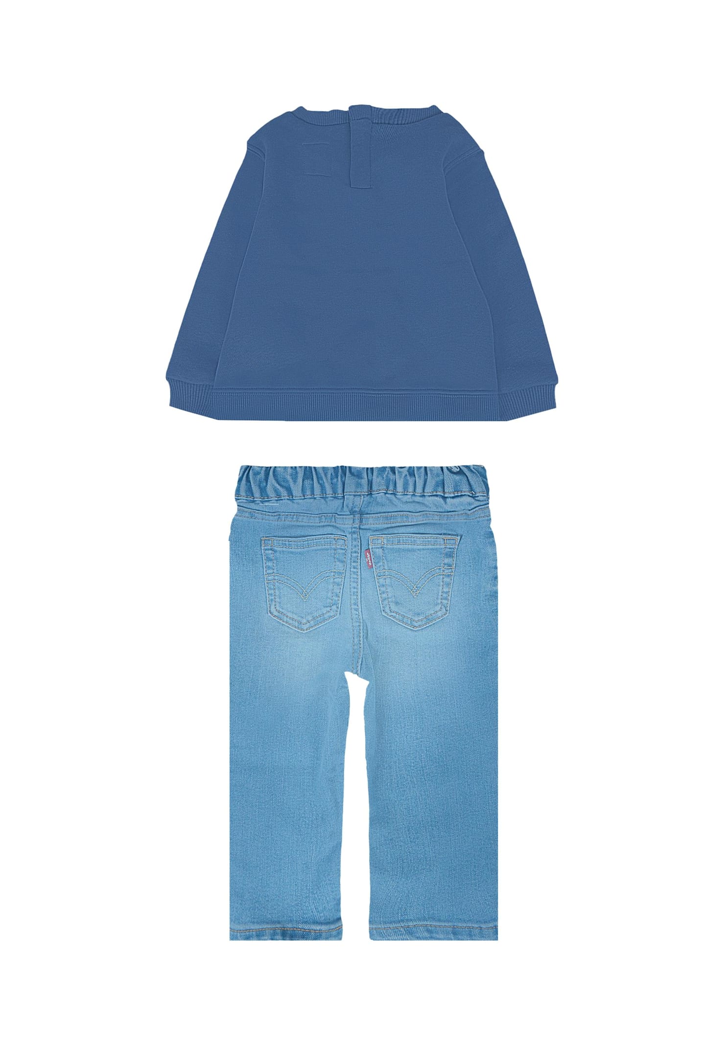 Levi's Multicolor Suit For Baby Boy With Landscape Print In Multi