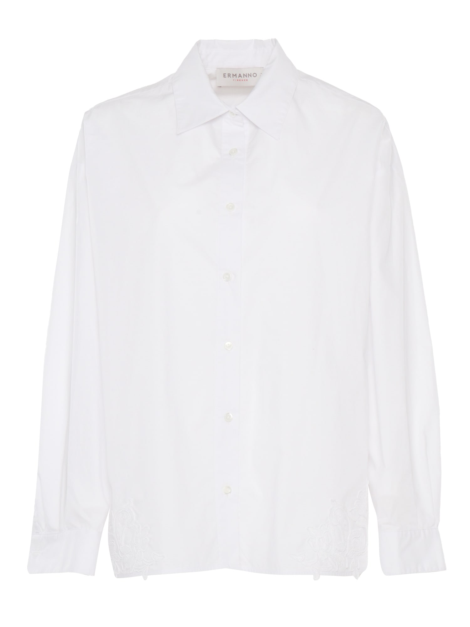 Ermanno Ermanno Scervino Shirt With Patch Embroidery