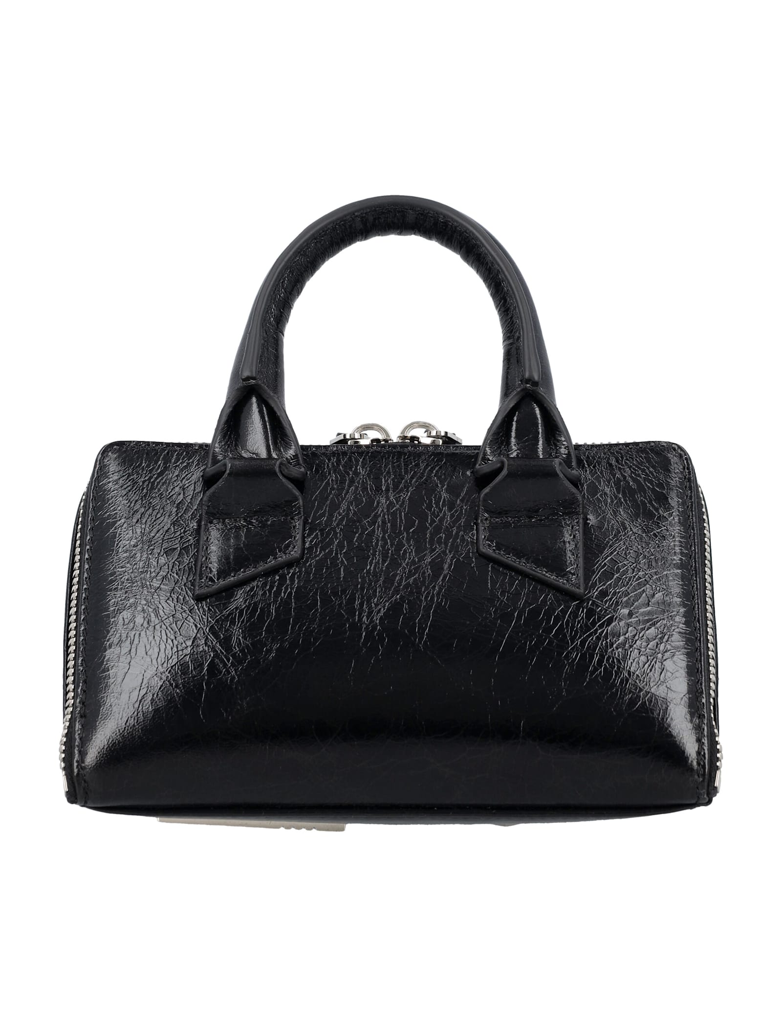 Attico Friday Top-handle Tote Bag In Black